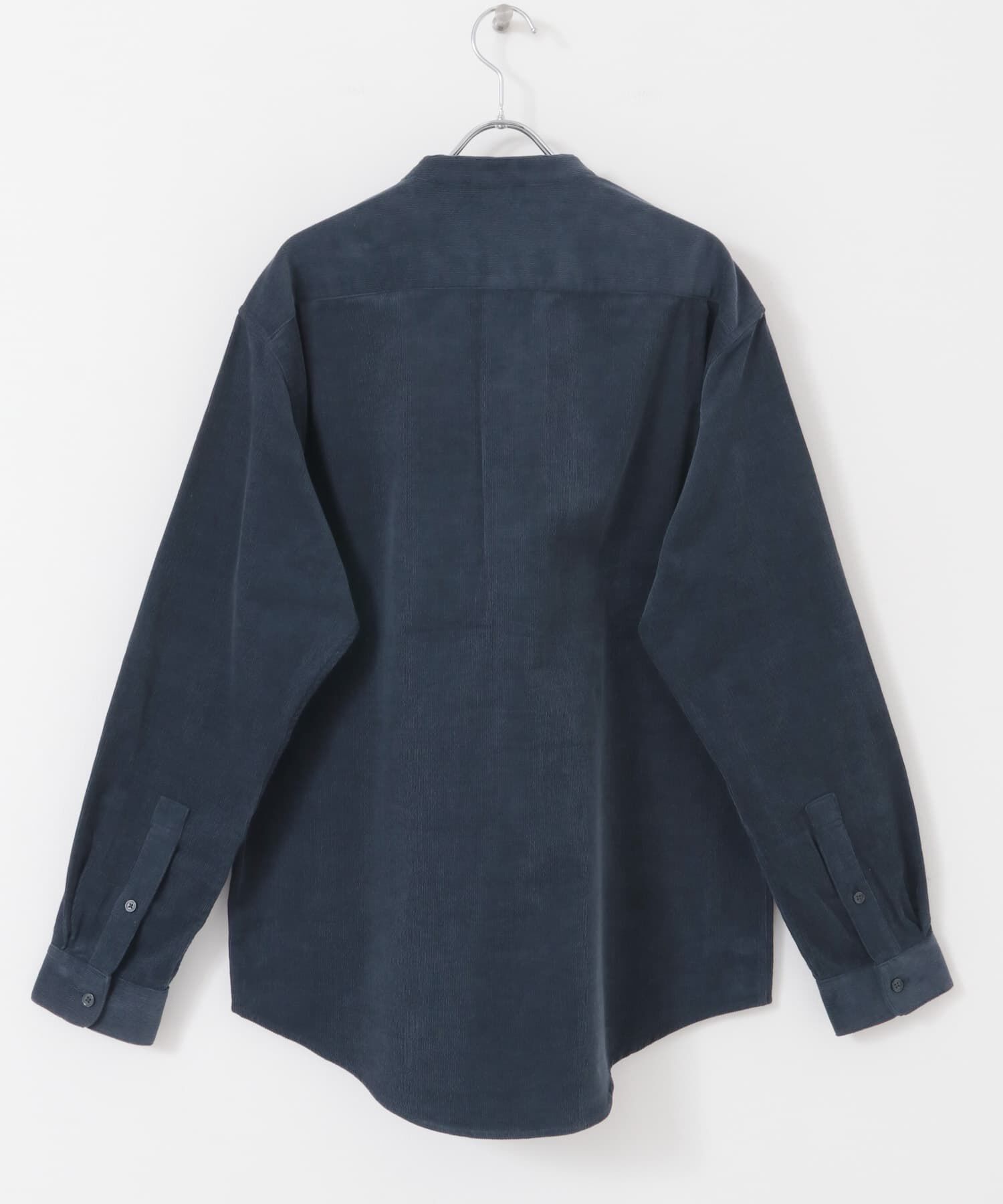 URBAN RESEARCH DOORS「『UR TECH』コーデュロイバンドカラーシャツ」|シャツ・ブラウス|