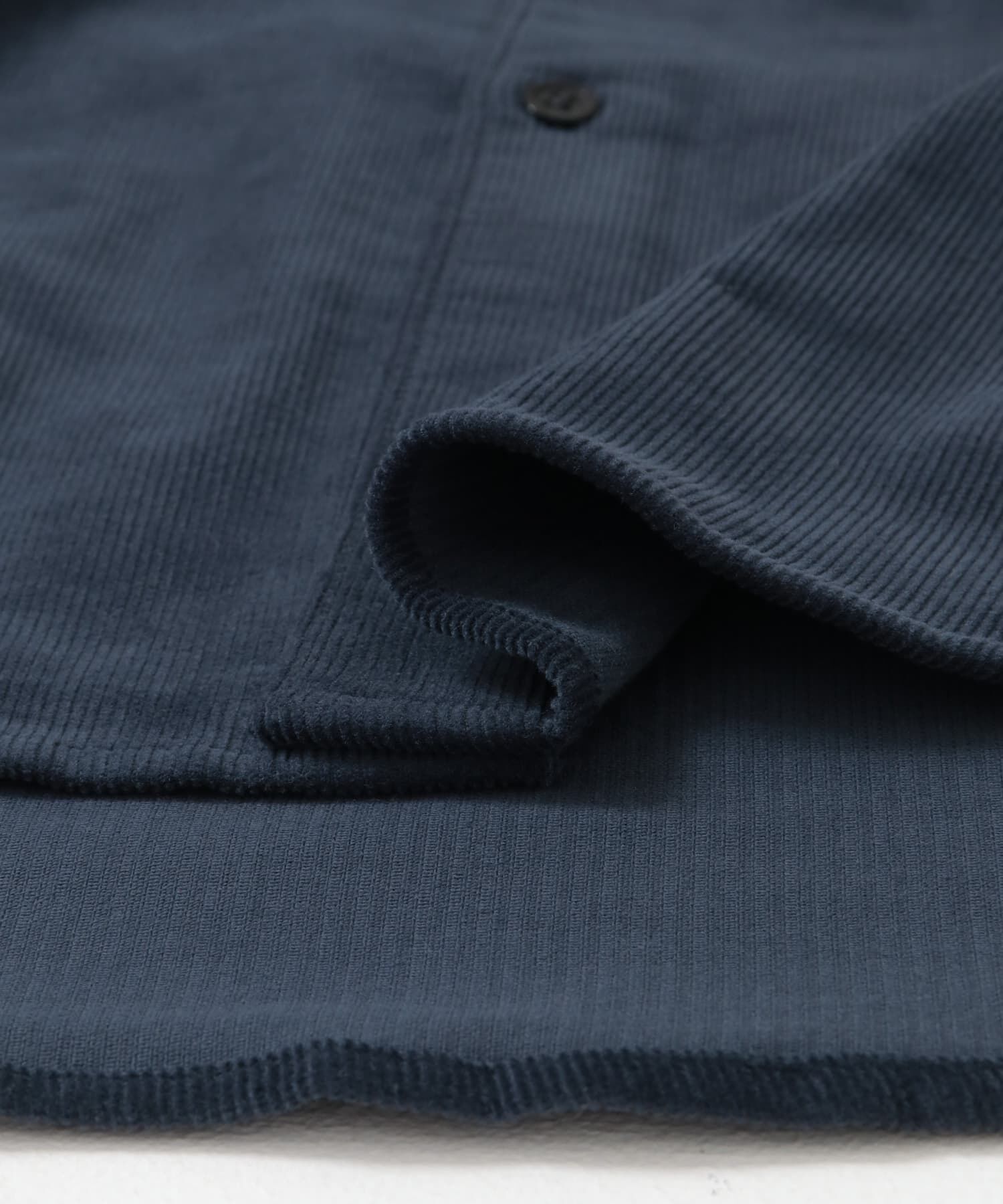 URBAN RESEARCH DOORS「『UR TECH』コーデュロイバンドカラーシャツ」|シャツ・ブラウス|