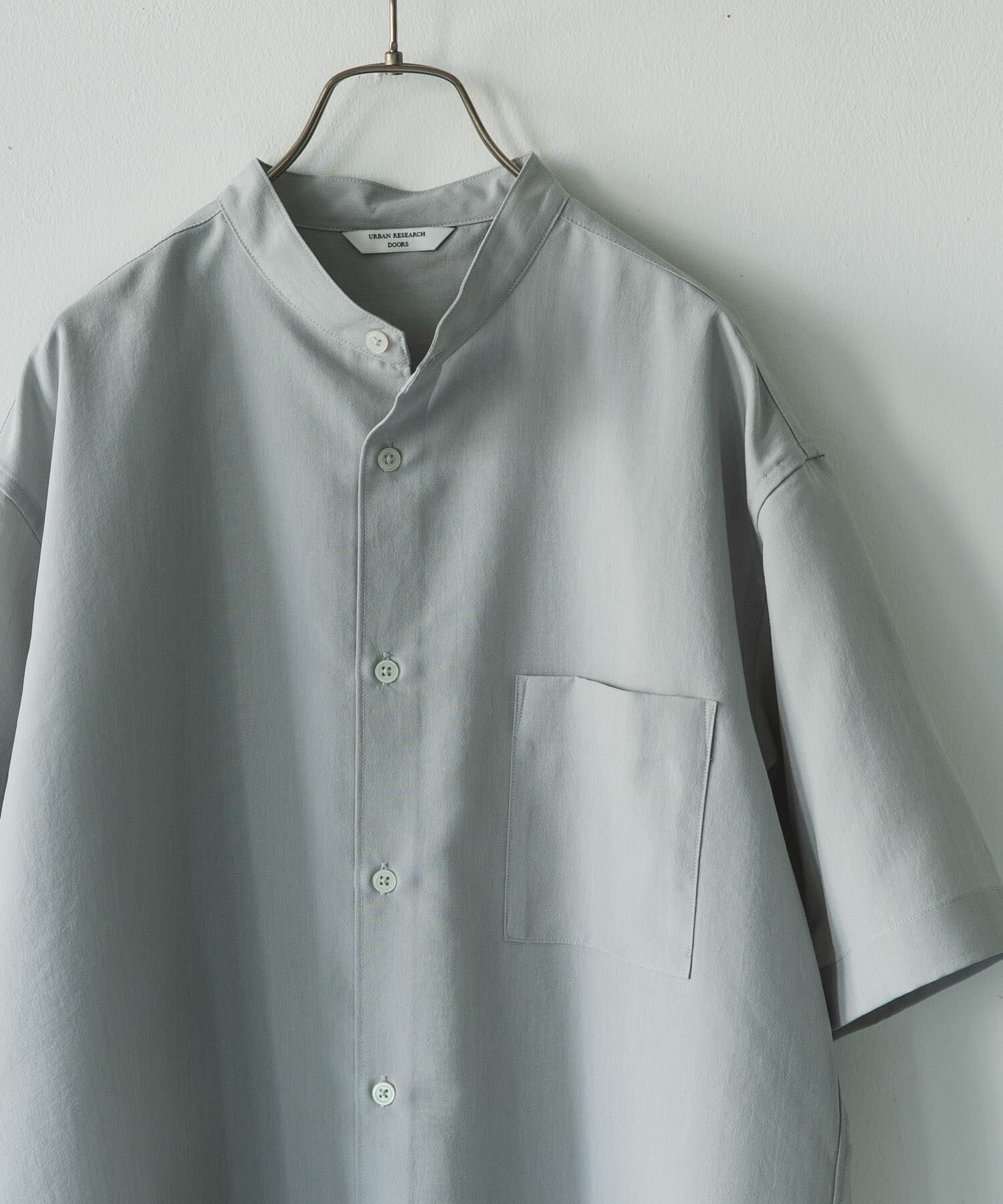 URBAN RESEARCH DOORS「『XLｻｲｽﾞ/WEB限定』『吸水速乾』ｾｵｱﾙﾌｧﾊﾞﾝﾄﾞｶﾗｰｼｮｰ 」|シャツ・ブラウス|ライトグレー