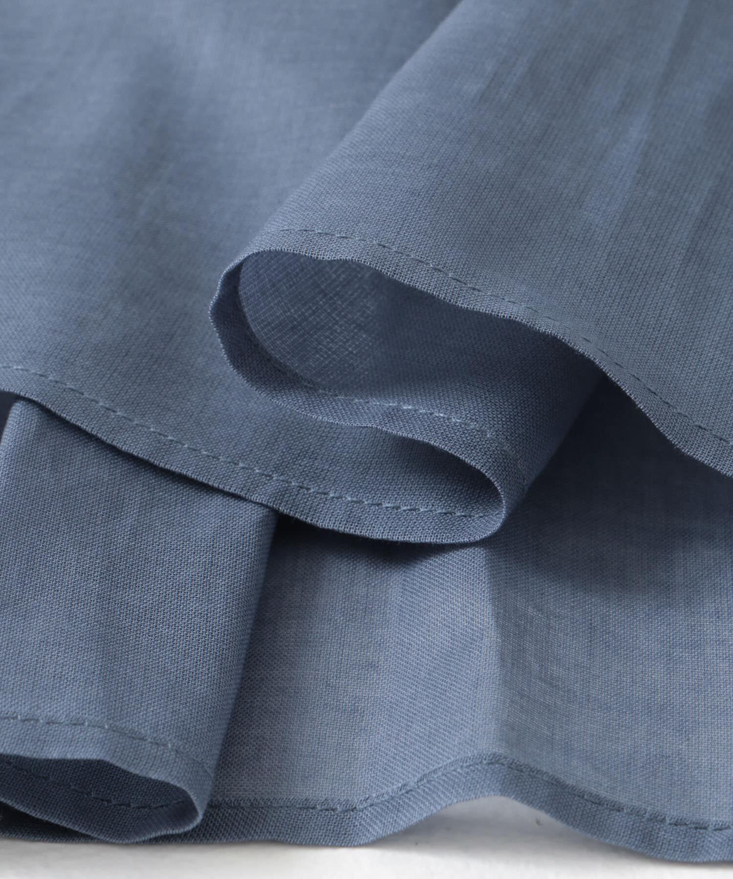 URBAN RESEARCH DOORS「『UR TECH』ボイルサイドギャザーブラウス」|シャツ・ブラウス|