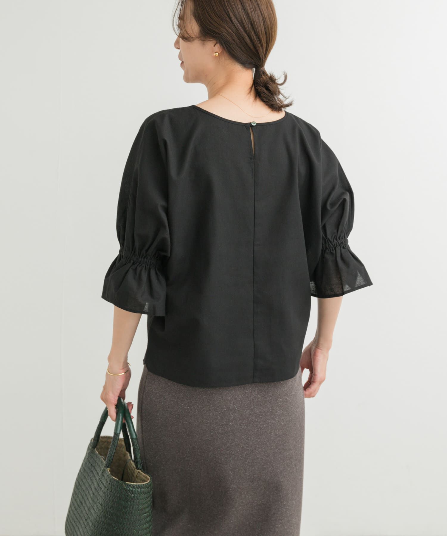 URBAN RESEARCH DOORS「『WEB/一部店舗限定ｻｲｽﾞ』『UR TECH 高機能ﾘﾈﾝ』ｷｬﾝﾃﾞｨｰｽﾘ 」|シャツ・ブラウス|