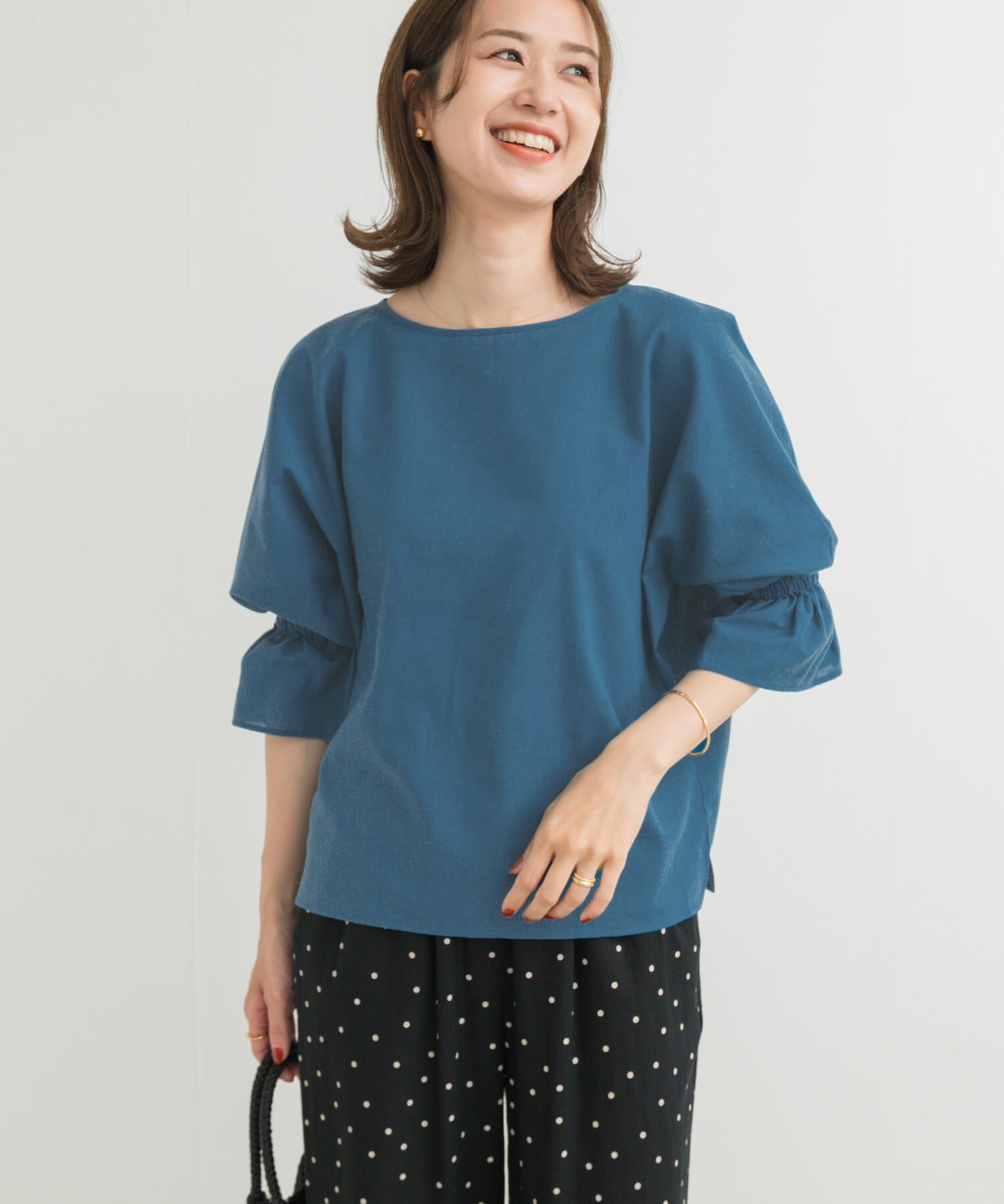 URBAN RESEARCH DOORS「『WEB/一部店舗限定ｻｲｽﾞ』『UR TECH 高機能ﾘﾈﾝ』ｷｬﾝﾃﾞｨｰｽﾘ 」|シャツ・ブラウス|