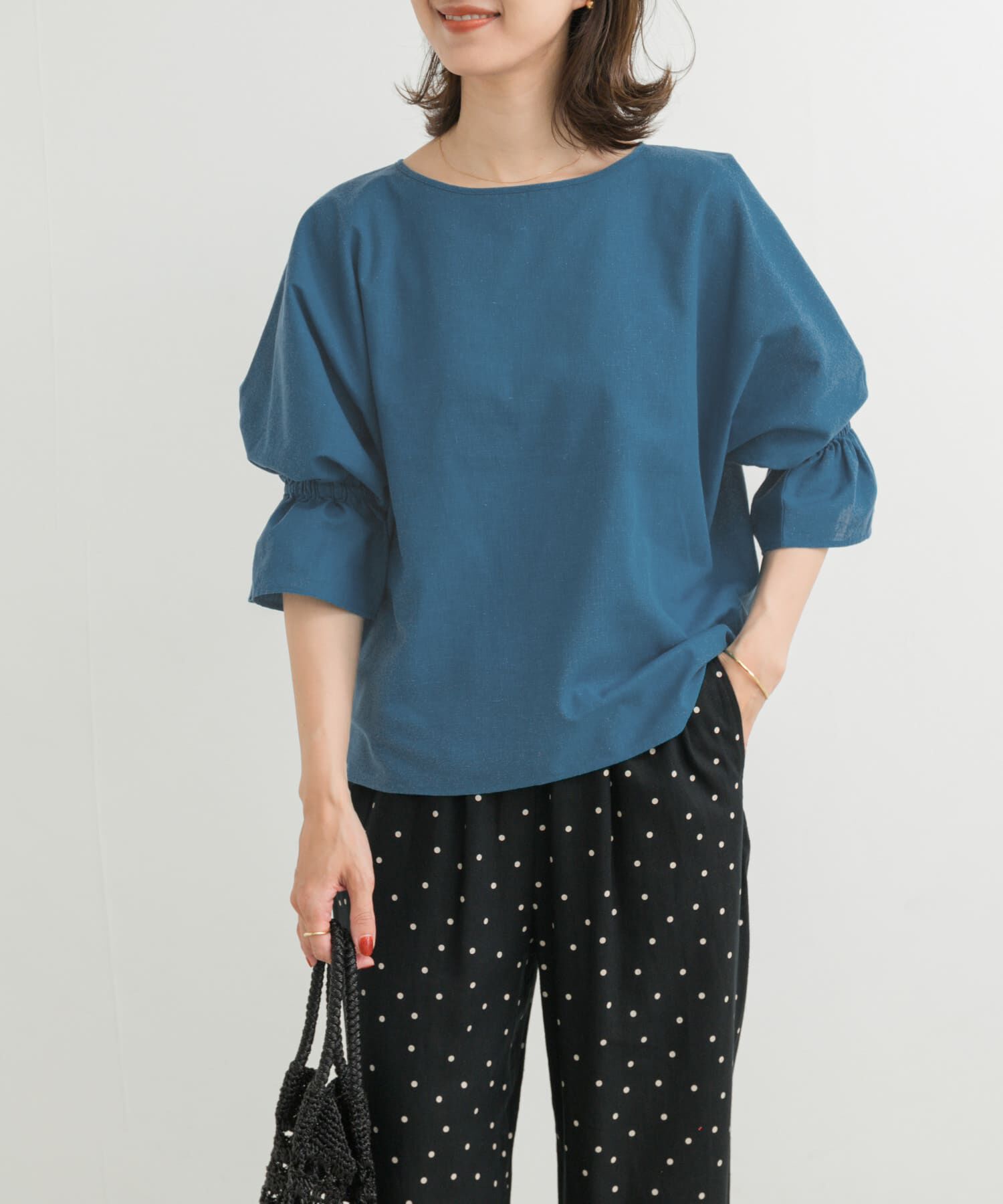 URBAN RESEARCH DOORS「『WEB/一部店舗限定ｻｲｽﾞ』『UR TECH 高機能ﾘﾈﾝ』ｷｬﾝﾃﾞｨｰｽﾘ 」|シャツ・ブラウス|