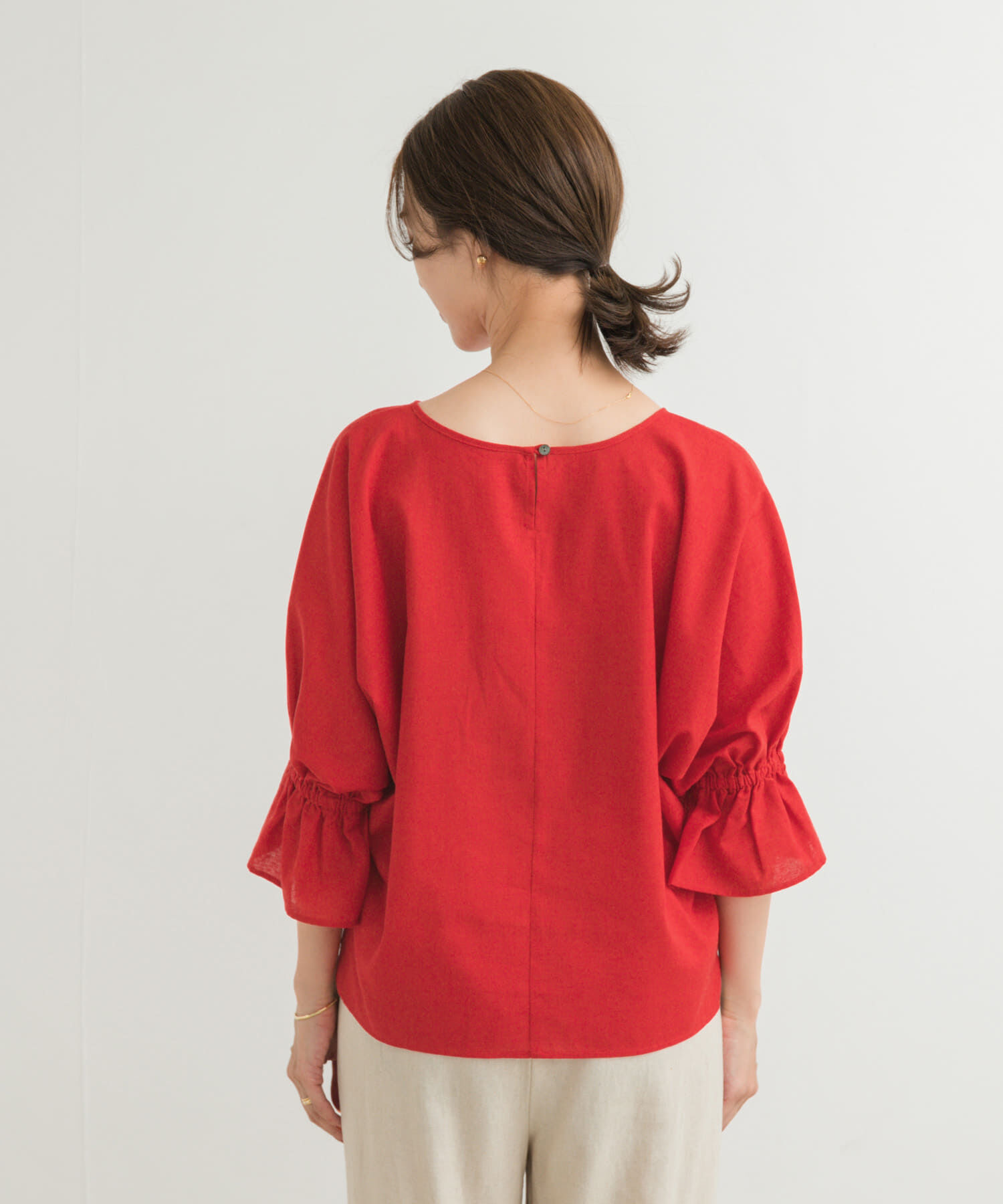 URBAN RESEARCH DOORS「『WEB/一部店舗限定ｻｲｽﾞ』『UR TECH 高機能ﾘﾈﾝ』ｷｬﾝﾃﾞｨｰｽﾘ 」|シャツ・ブラウス|