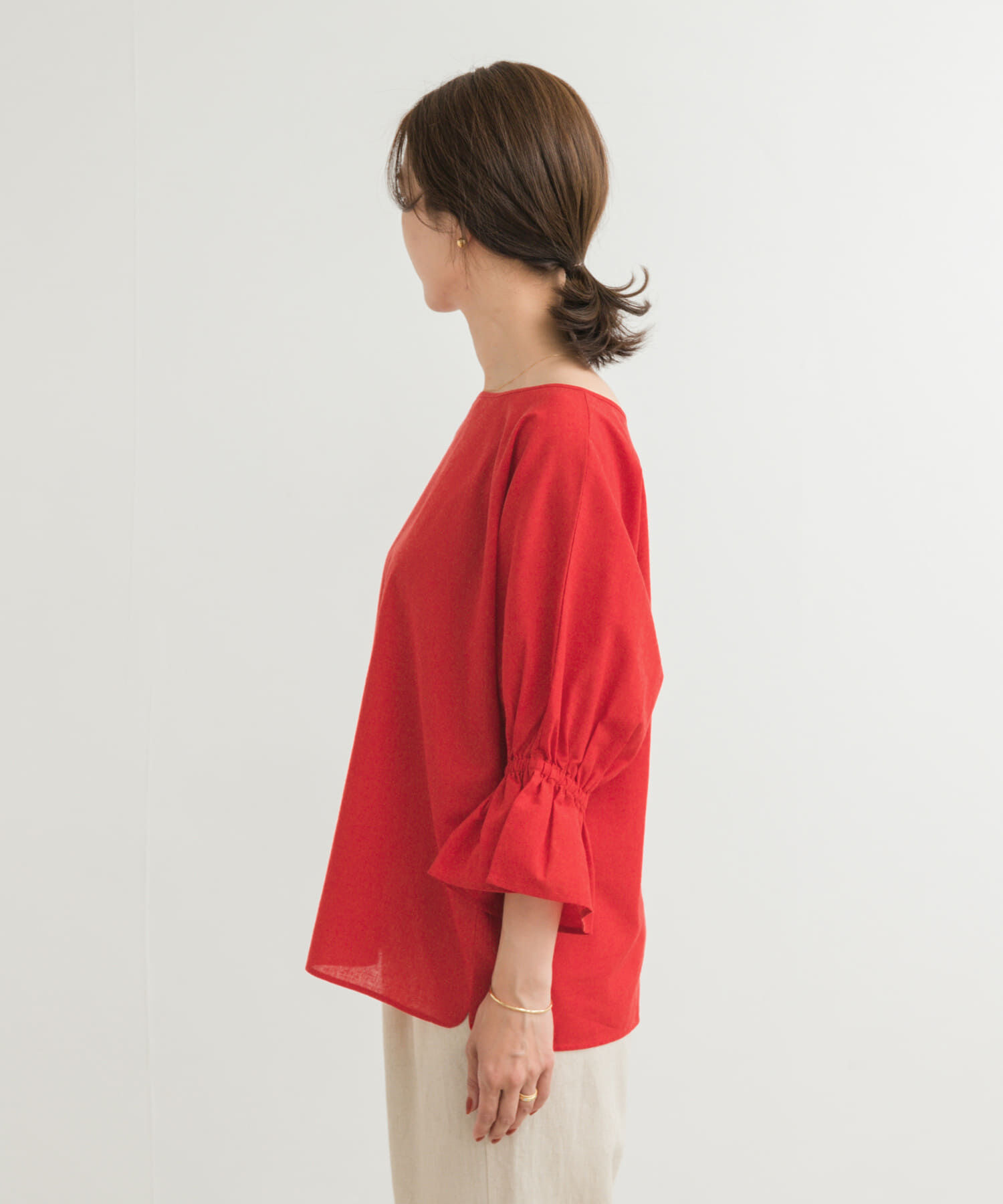 URBAN RESEARCH DOORS「『WEB/一部店舗限定ｻｲｽﾞ』『UR TECH 高機能ﾘﾈﾝ』ｷｬﾝﾃﾞｨｰｽﾘ 」|シャツ・ブラウス|