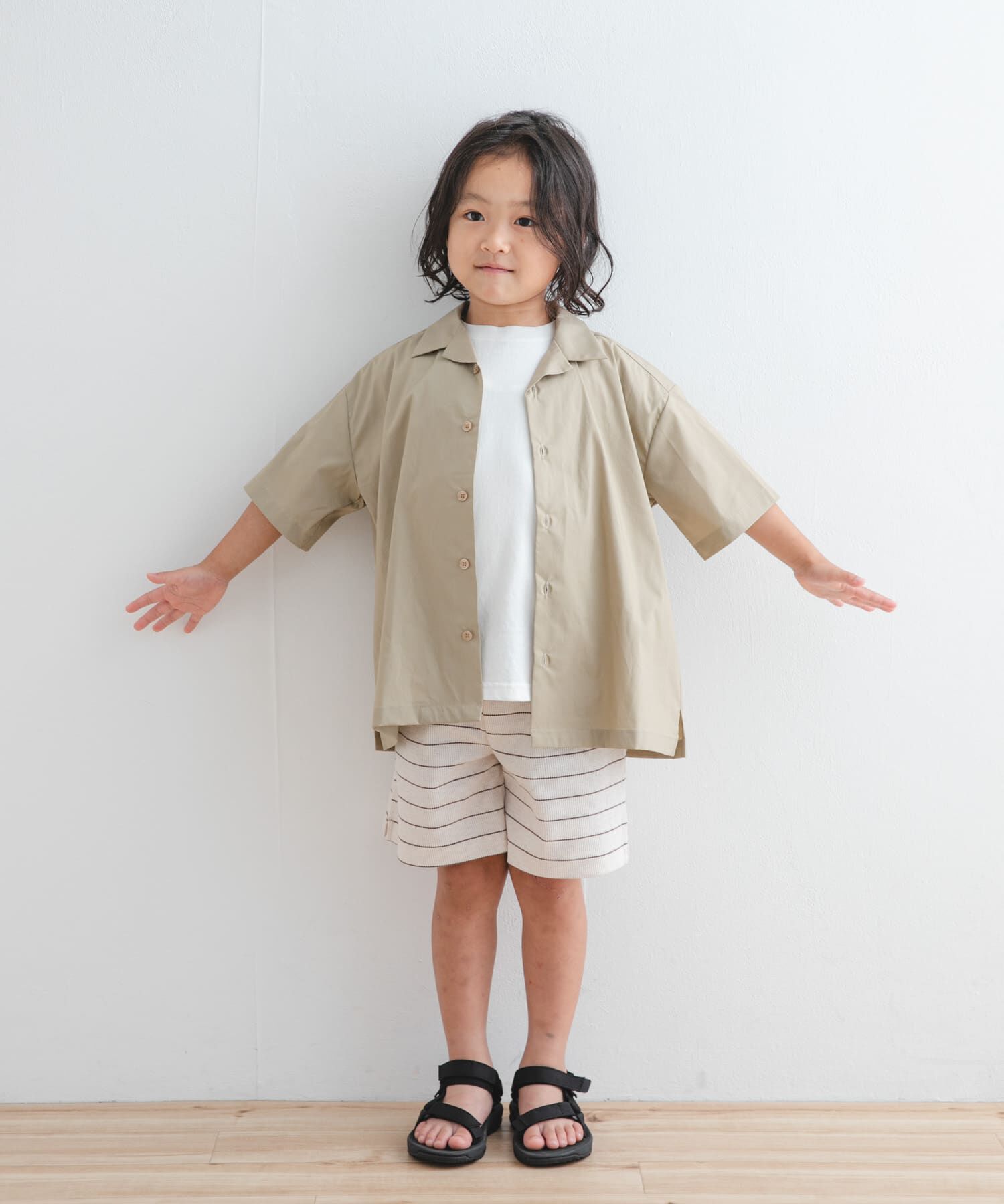 URBAN RESEARCH DOORS「『WEB/一部店舗限定サイズ』ボーダーワッフルショーツ(KIDS)」|その他|