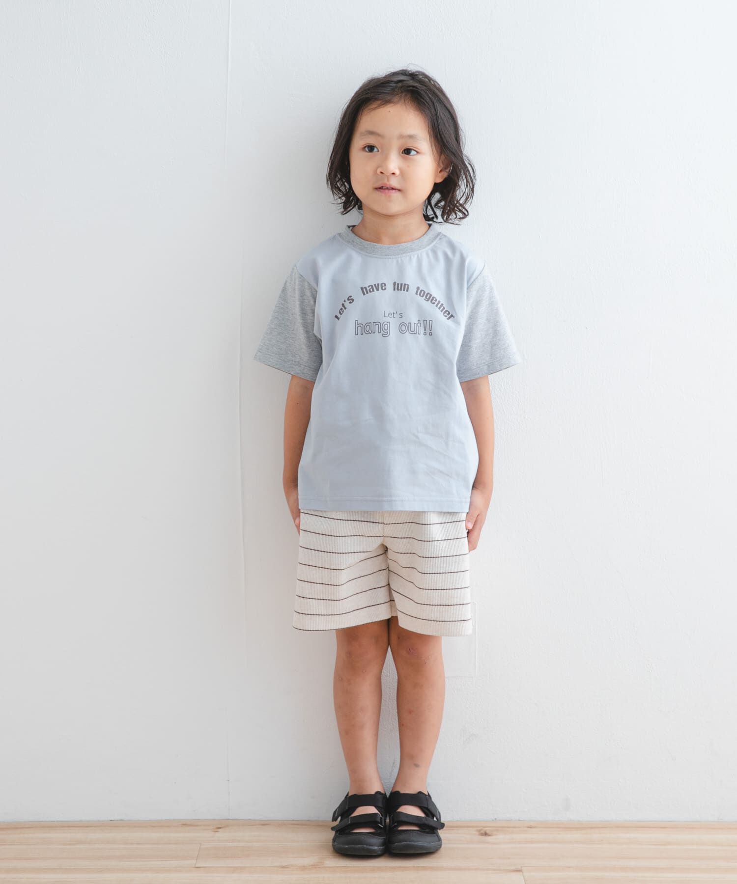 URBAN RESEARCH DOORS「『WEB/一部店舗限定サイズ』ボーダーワッフルショーツ(KIDS)」|その他|