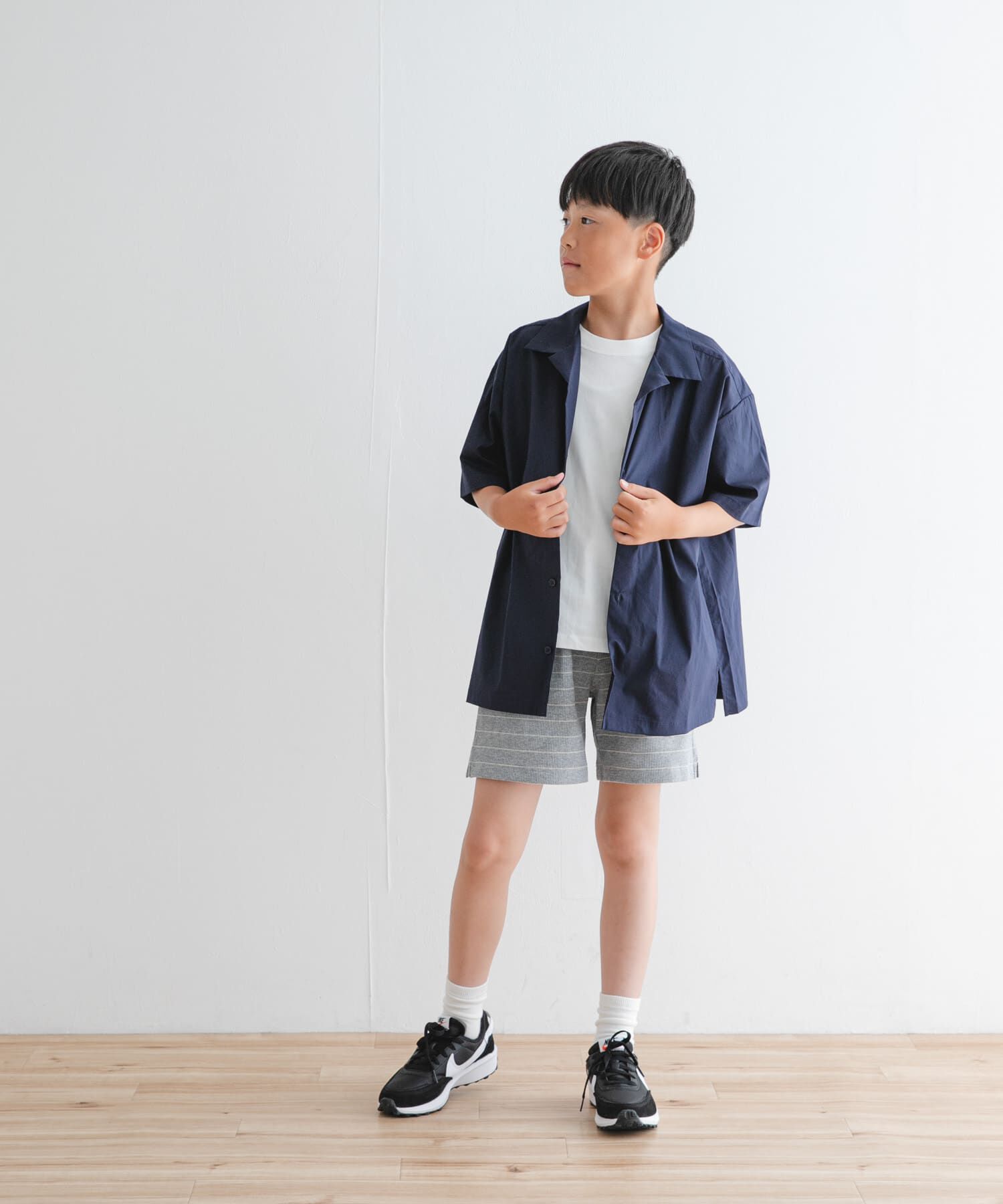 URBAN RESEARCH DOORS「『WEB/一部店舗限定サイズ』ボーダーワッフルショーツ(KIDS)」|その他|