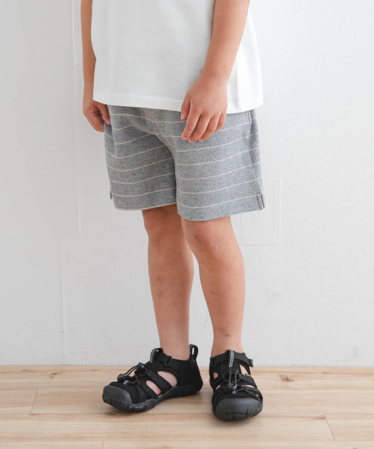URBAN RESEARCH DOORS「『WEB/一部店舗限定サイズ』ボーダーワッフルショーツ(KIDS)」|その他|