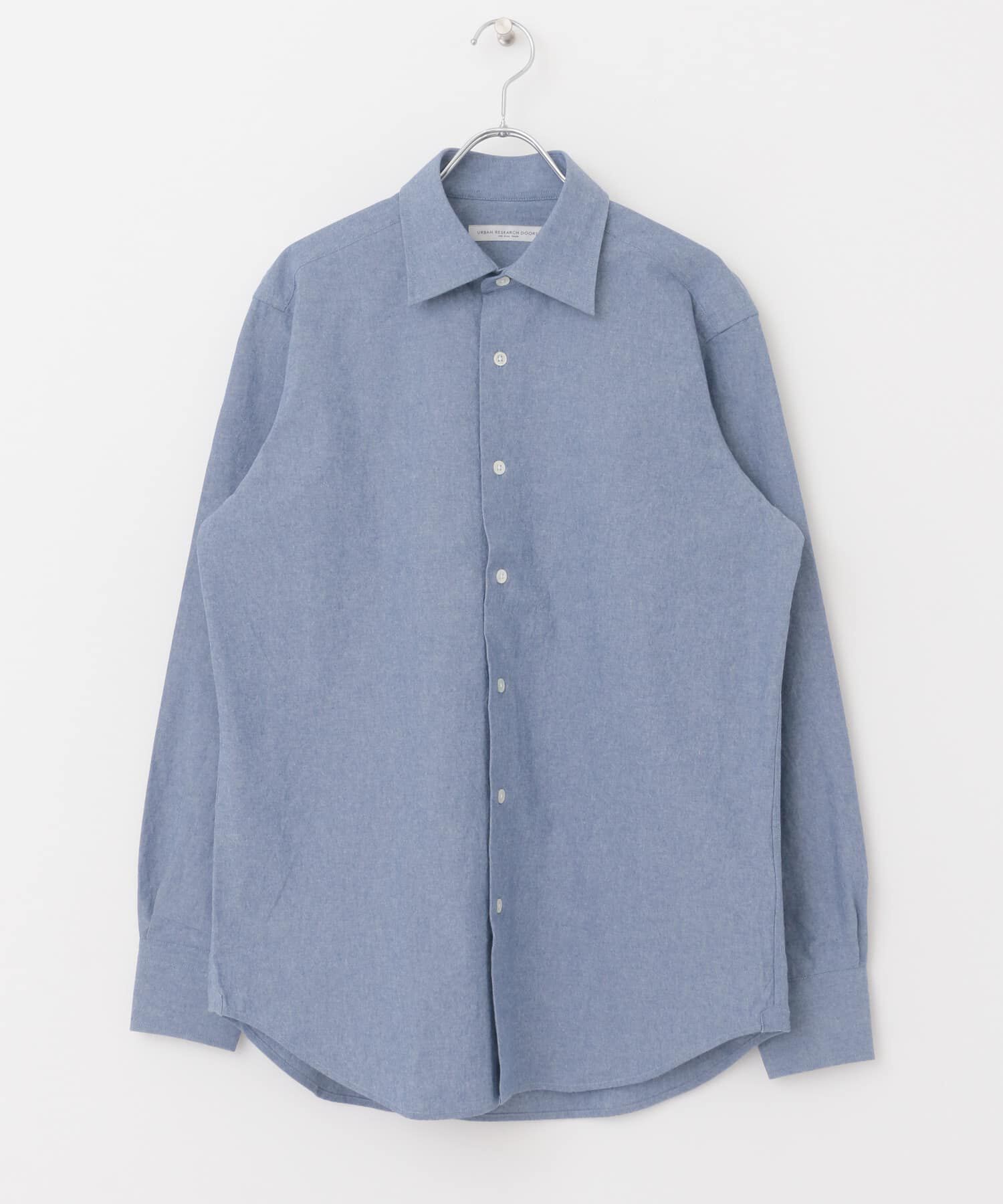 URBAN RESEARCH DOORS「LIFE STYLE TAILOR　セミワイドシャンブレーシャツ」|シャツ・ブラウス|