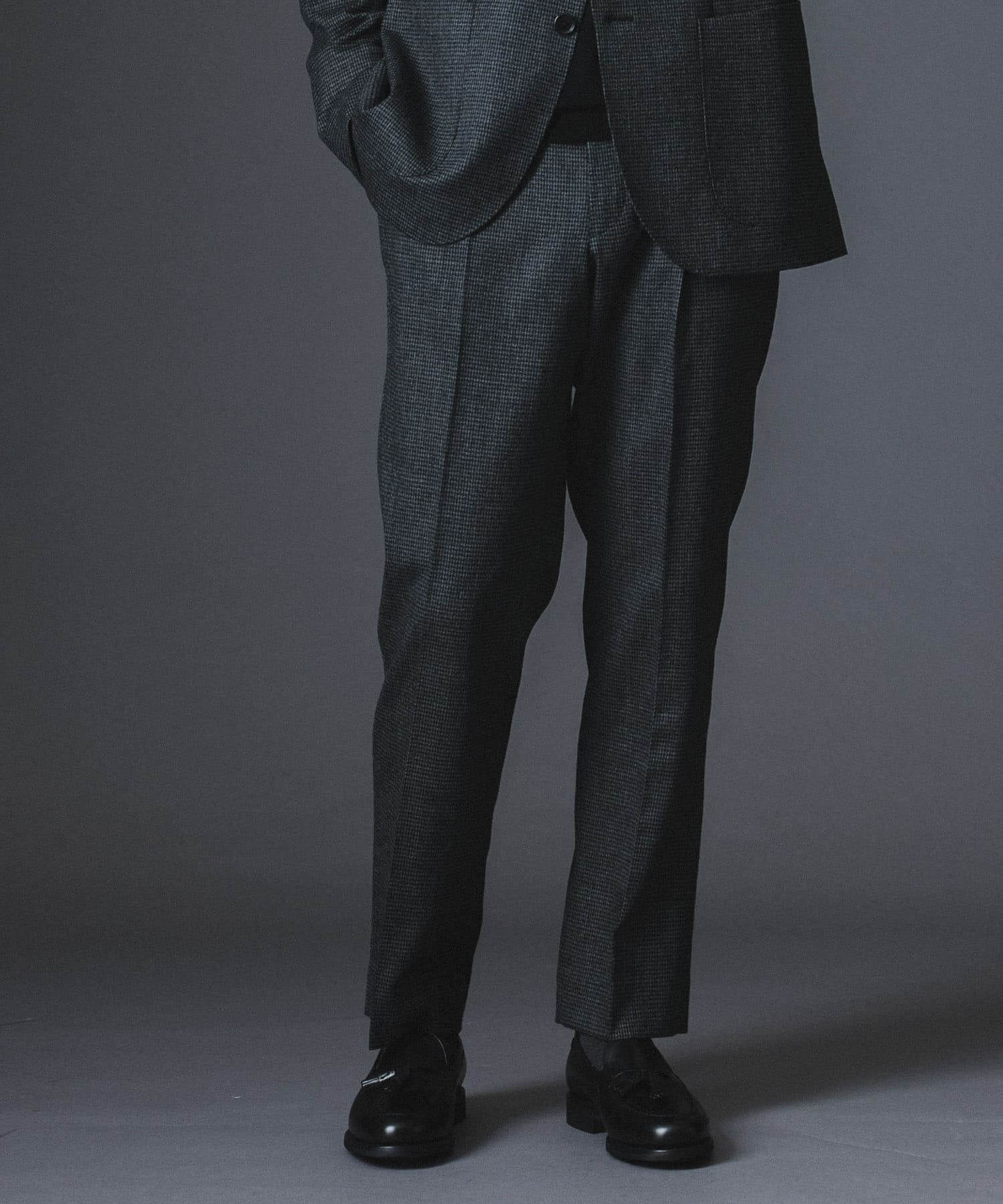 URBAN RESEARCH DOORS「LIFE STYLE TAILOR　フラノパンツ」|スラックス|グレー系その他