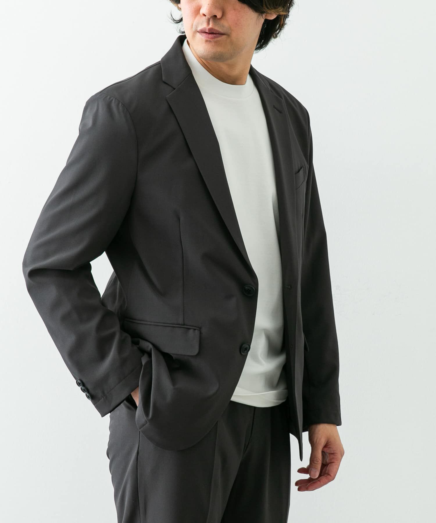 URBAN RESEARCH DOORS「『イージーケア』LIFE STYLE TAILOR　4WAYストレッチポリエステルジャケット」|その他|