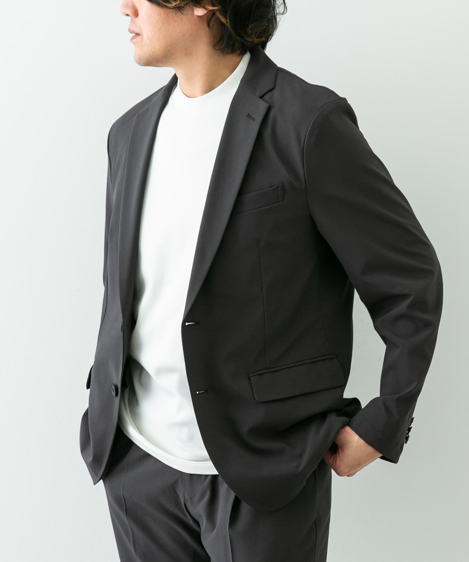 URBAN RESEARCH DOORS「『イージーケア』LIFE STYLE TAILOR　4WAYストレッチポリエステルジャケット」|その他|