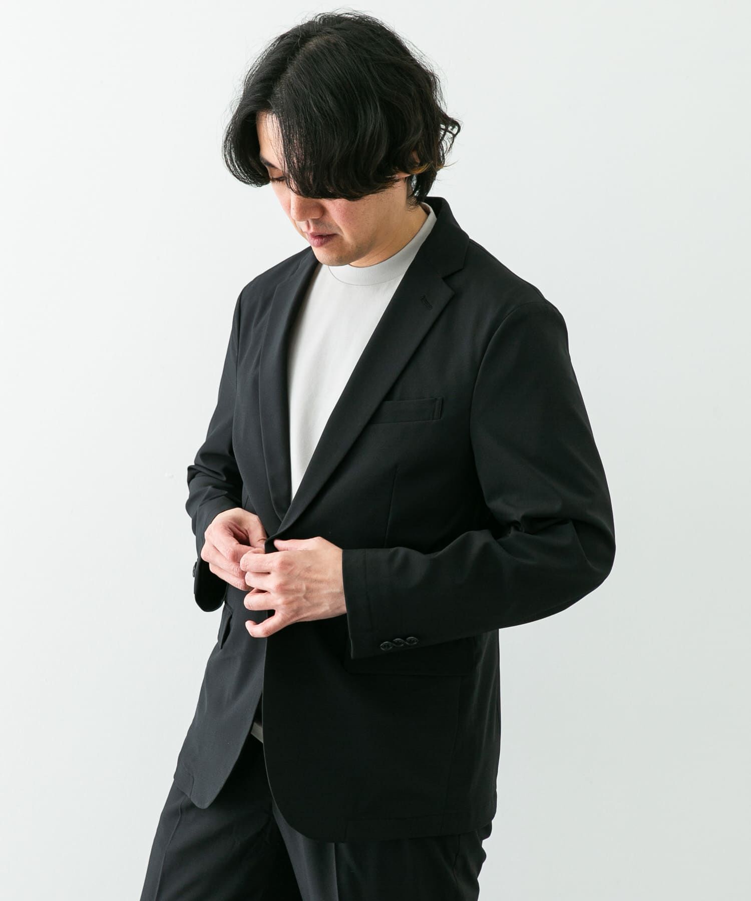 URBAN RESEARCH DOORS「『イージーケア』LIFE STYLE TAILOR　4WAYストレッチポリエステルジャケット」|その他|