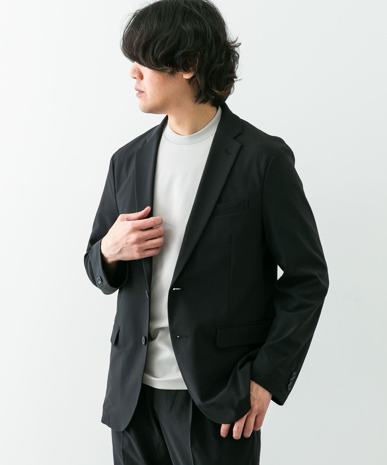 URBAN RESEARCH DOORS「『イージーケア』LIFE STYLE TAILOR　4WAYストレッチポリエステルジャケット」|その他|