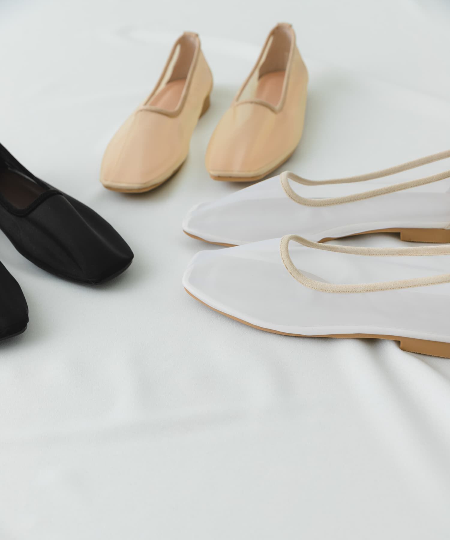 RODE SKO「『MADE IN JAPAN』シアーフラットシューズ」|バレエシューズ|