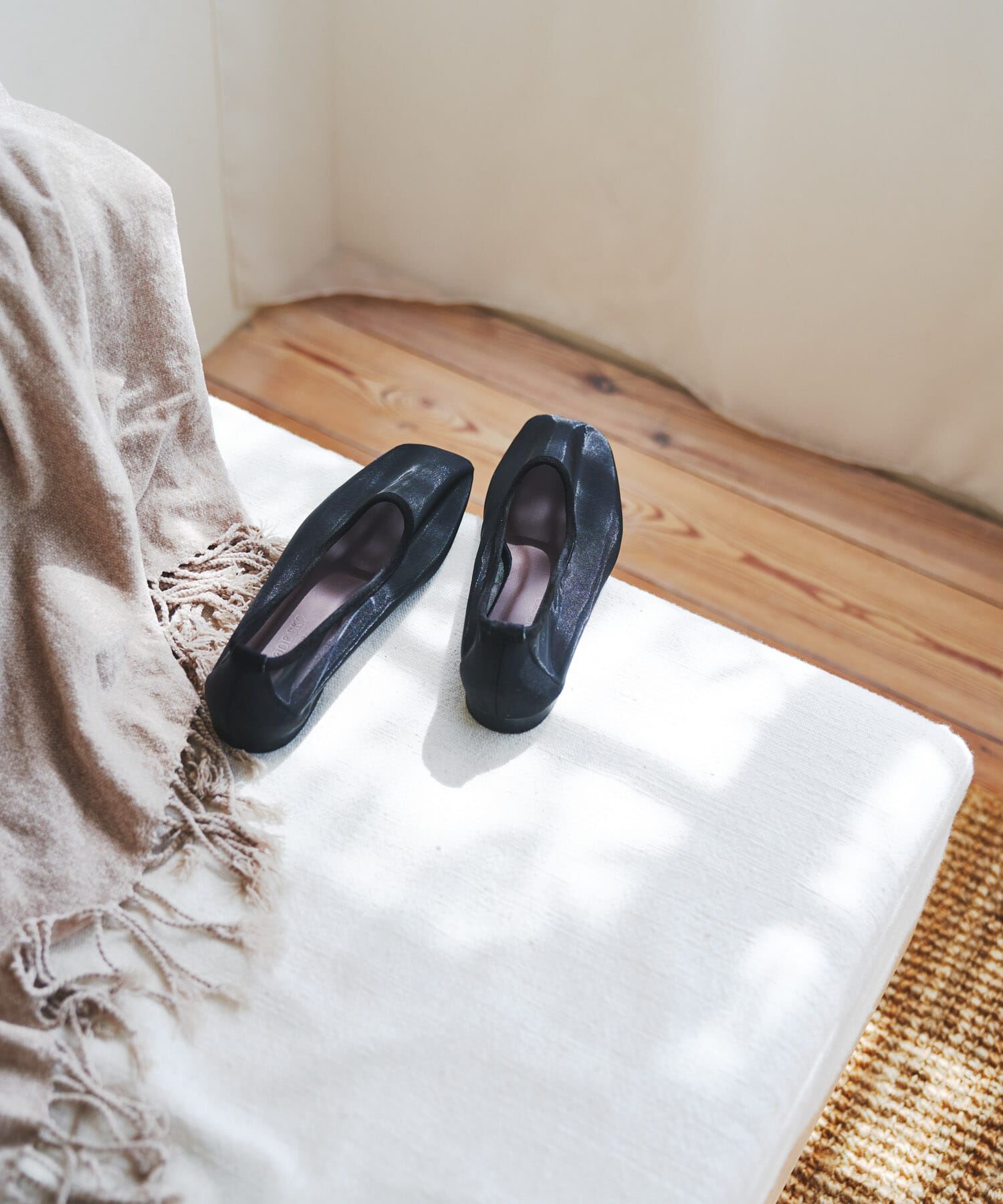 RODE SKO「『MADE IN JAPAN』シアーフラットシューズ」|バレエシューズ|