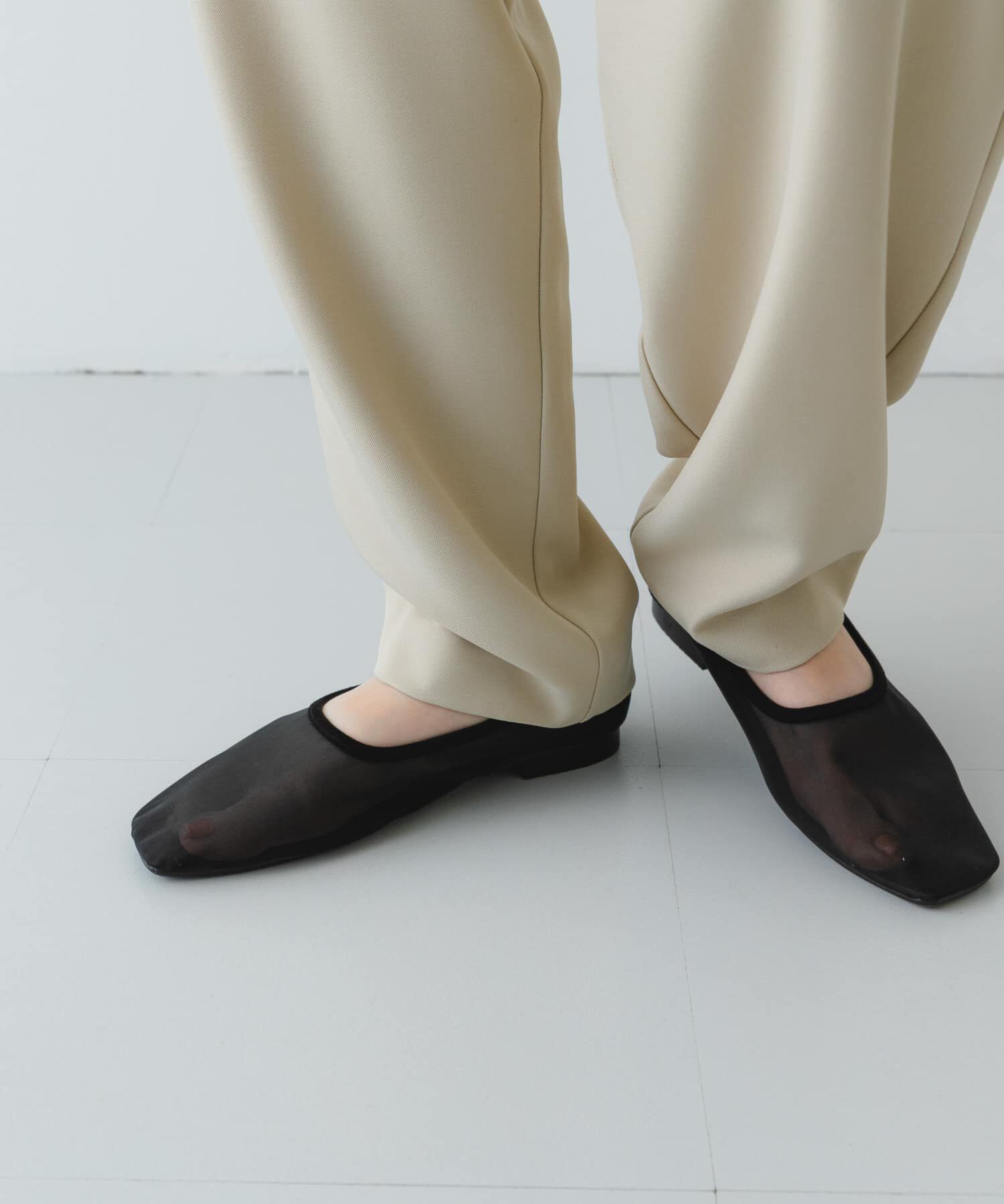 RODE SKO「『MADE IN JAPAN』シアーフラットシューズ」|バレエシューズ|