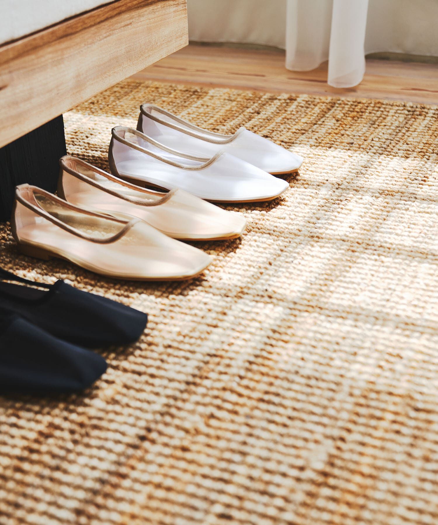 RODE SKO「『MADE IN JAPAN』シアーフラットシューズ」|バレエシューズ|