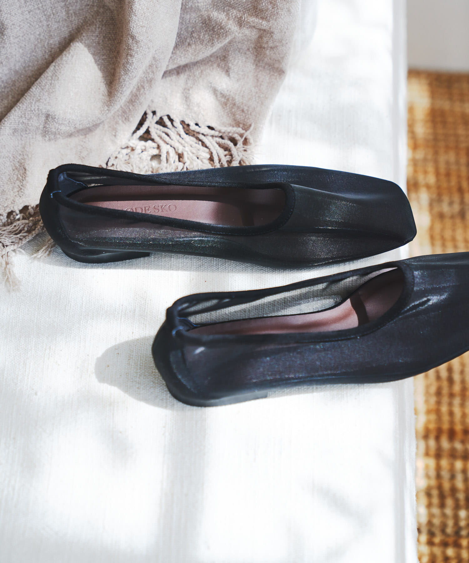 RODE SKO「『MADE IN JAPAN』シアーフラットシューズ」|バレエシューズ|