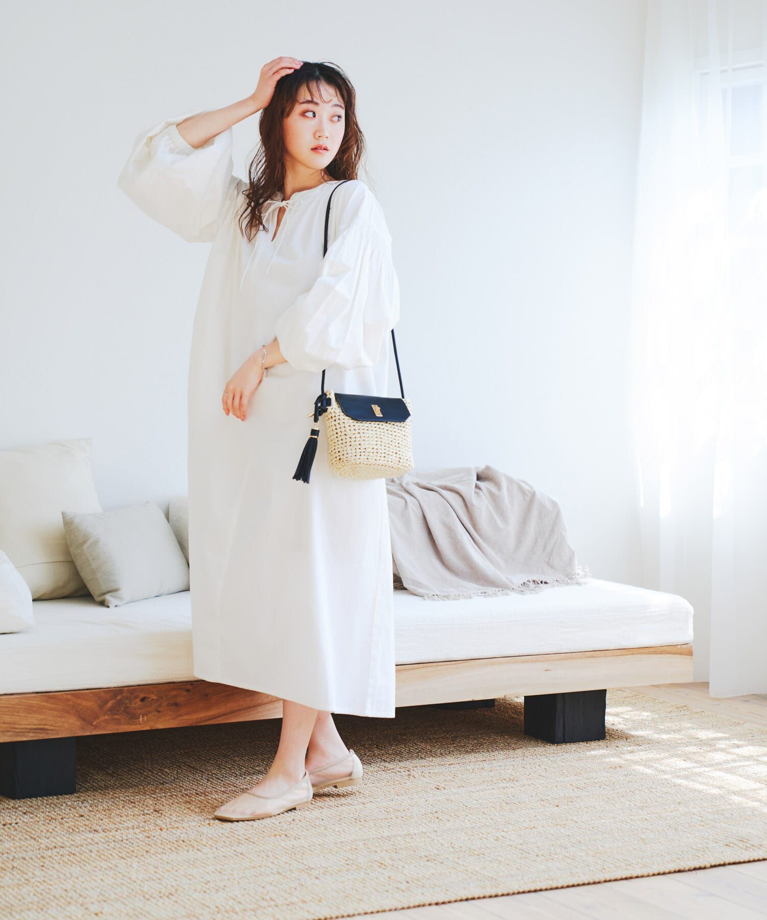 RODE SKO「『MADE IN JAPAN』シアーフラットシューズ」|バレエシューズ|