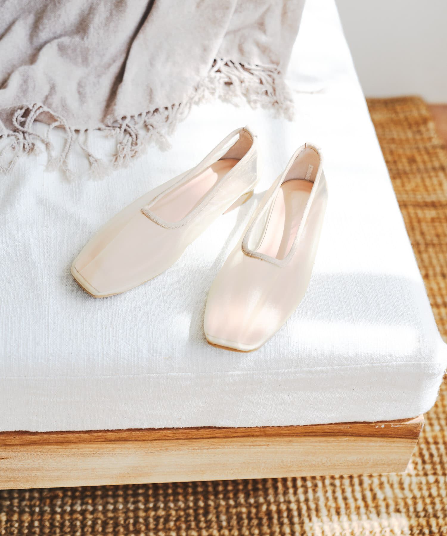 RODE SKO「『MADE IN JAPAN』シアーフラットシューズ」|バレエシューズ|