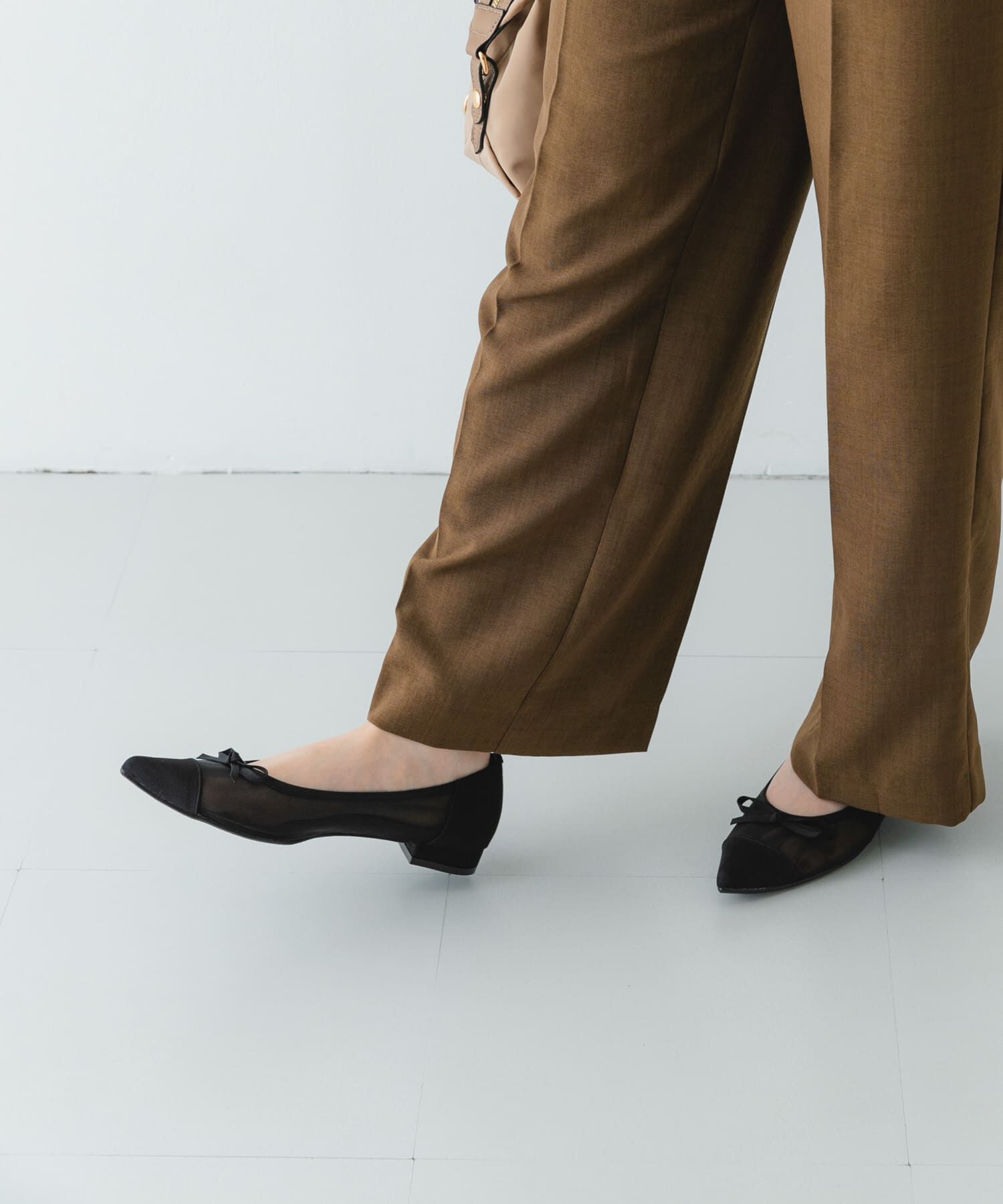 RODE SKO「『MADE IN JAPAN』ポインテッドシアーフラットシューズ」|バレエシューズ|