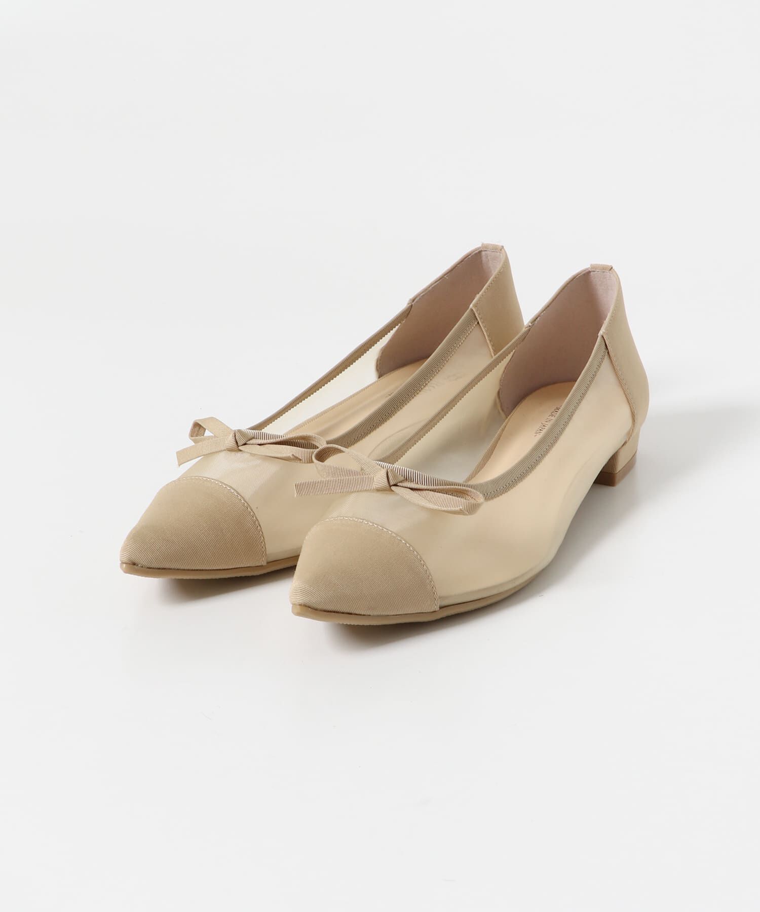 RODE SKO「『MADE IN JAPAN』ポインテッドシアーフラットシューズ」|バレエシューズ|