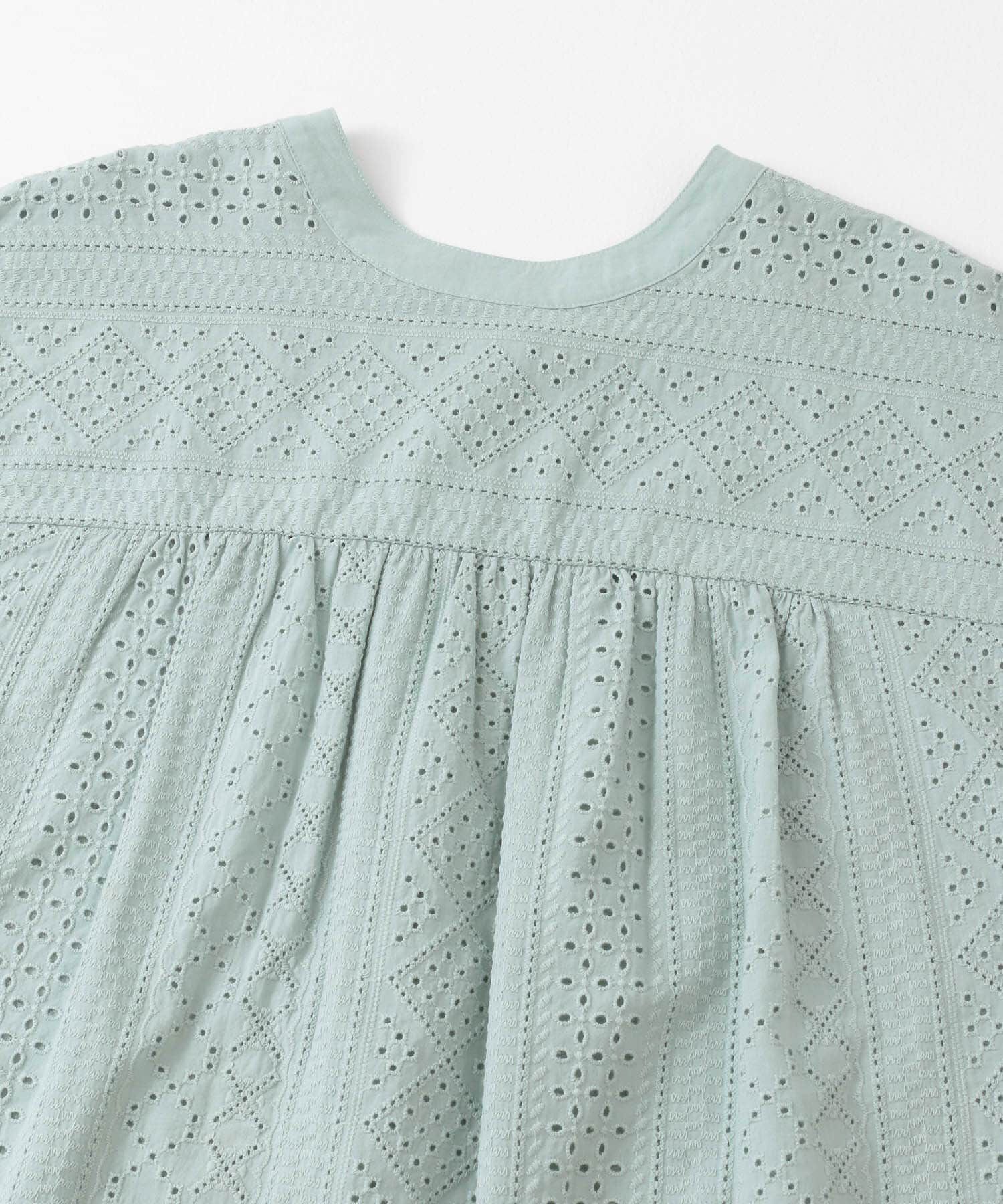 Sonny Label 「『WEB限定』バンドカラーコットンレースシャツ」|シャツ・ブラウス|