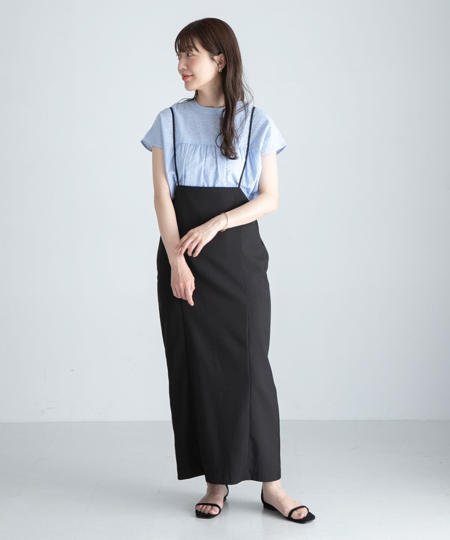 Sonny Label 「『WEB限定』バンドカラーコットンレースシャツ」|シャツ・ブラウス|