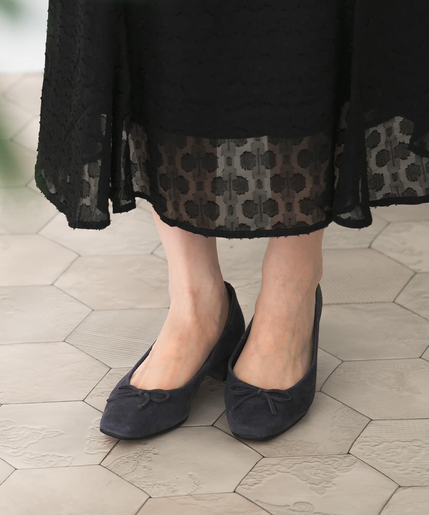 URBAN RESEARCH ROSSO「シープスエードバレエシューズ」|バレエシューズ|