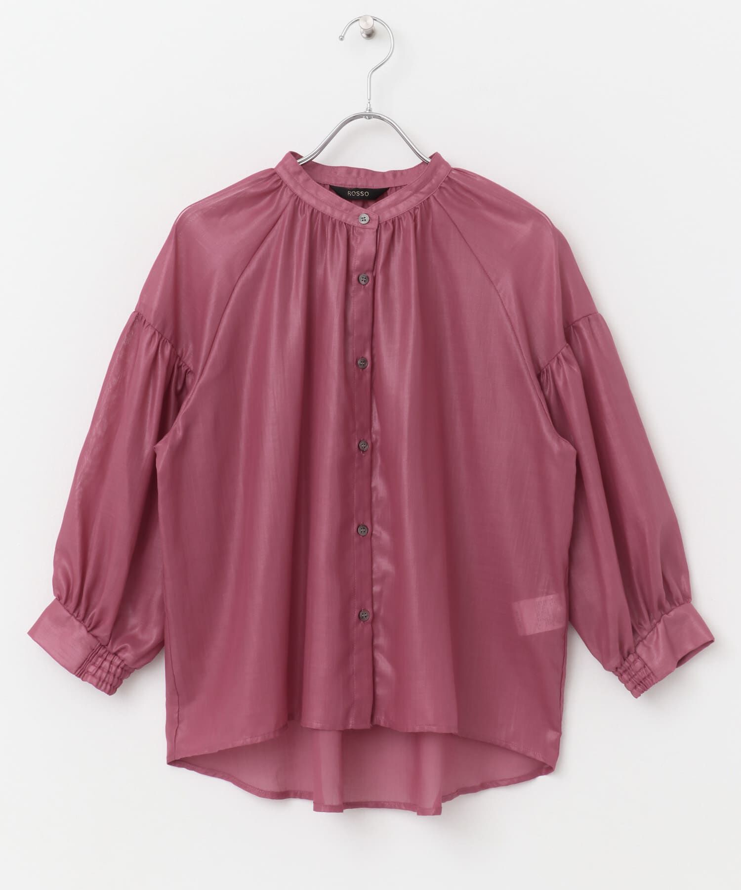 URBAN RESEARCH ROSSO「チンツシアーギャザーブラウス」|シャツ・ブラウス|