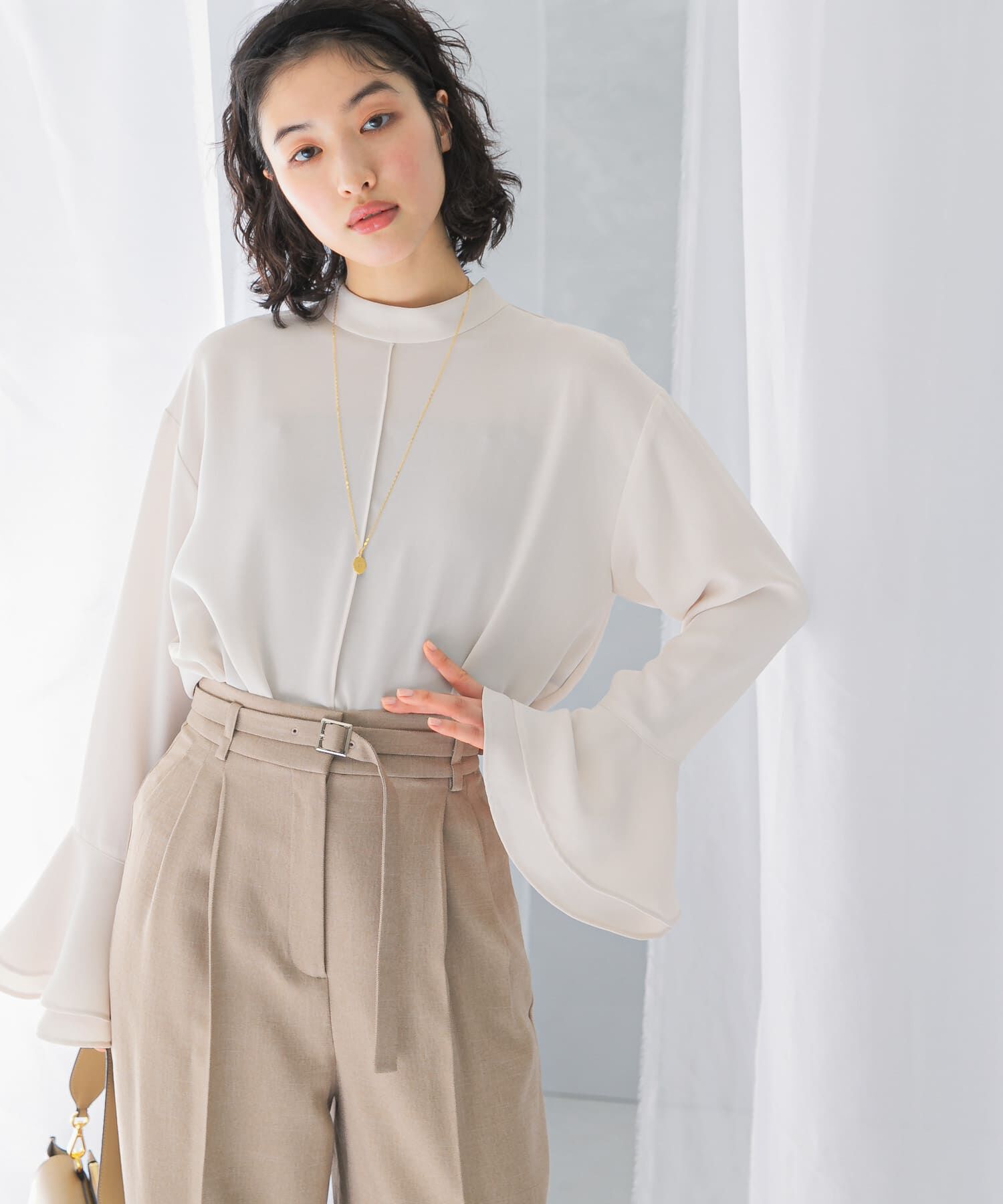 URBAN RESEARCH ROSSO「フレアスリーブブラウス」|シャツ・ブラウス|