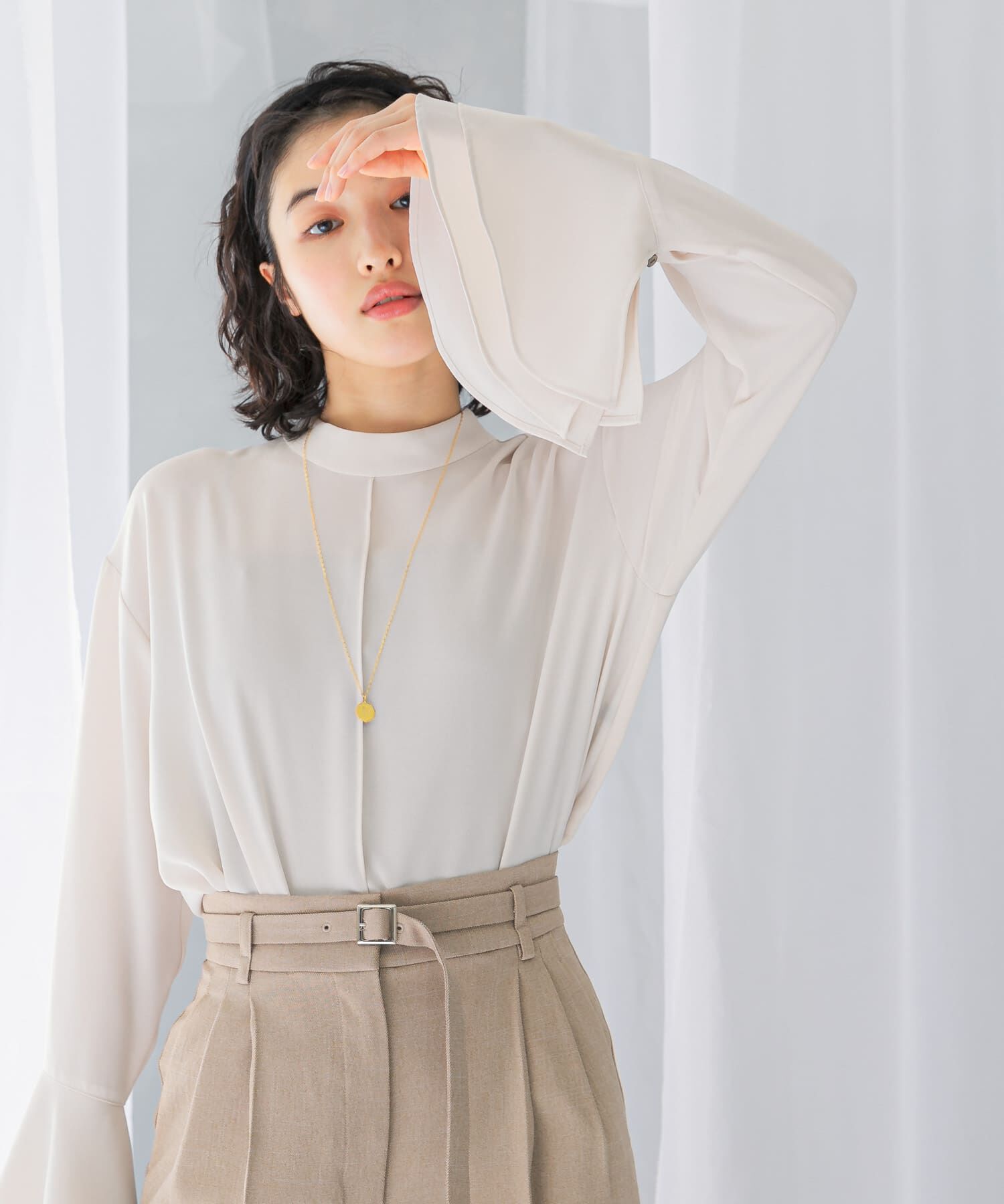 URBAN RESEARCH ROSSO「フレアスリーブブラウス」|シャツ・ブラウス|