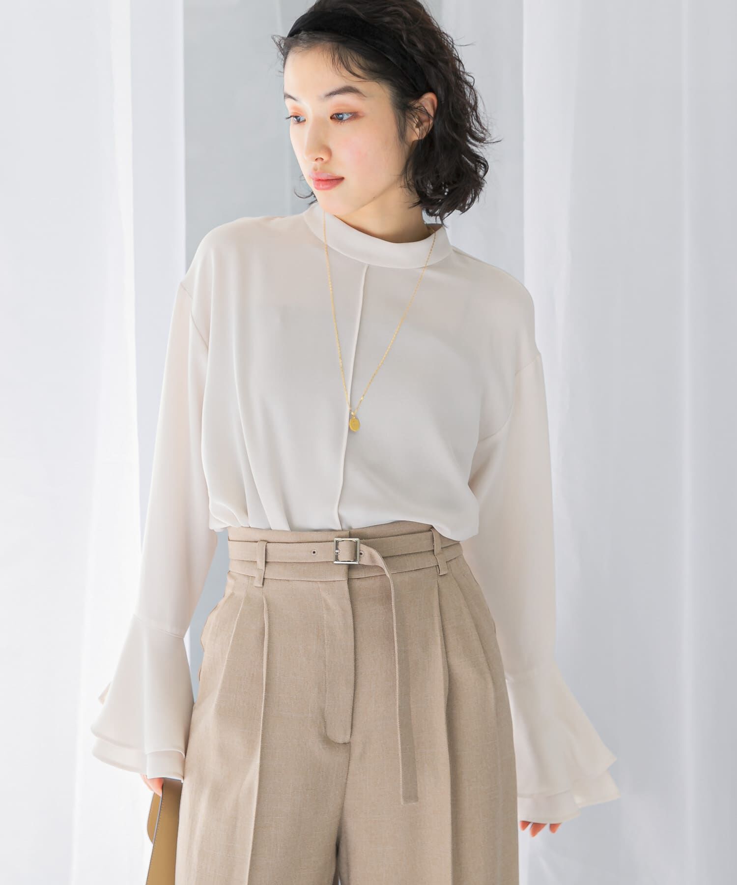 URBAN RESEARCH ROSSO「フレアスリーブブラウス」|シャツ・ブラウス|