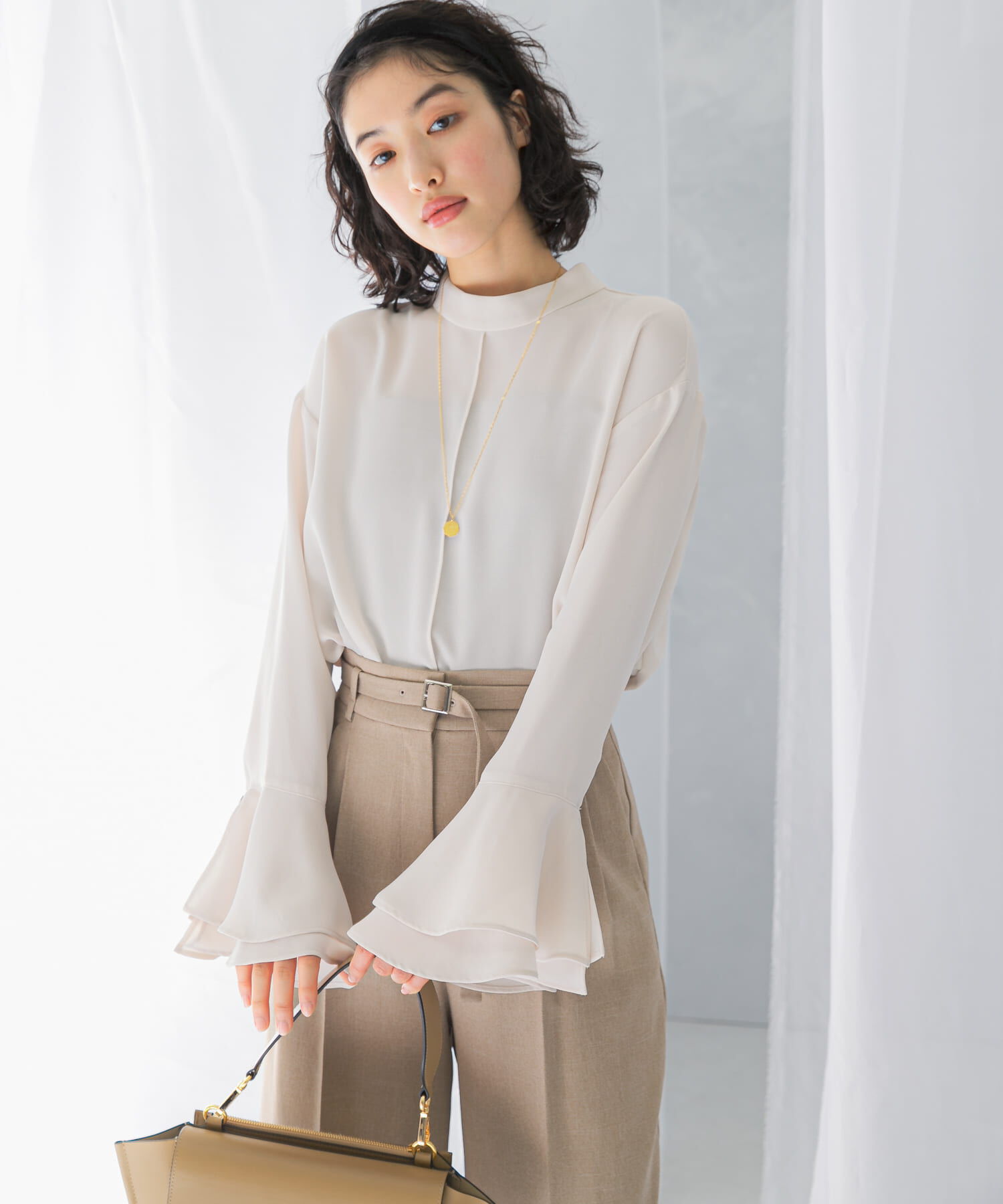 URBAN RESEARCH ROSSO「フレアスリーブブラウス」|シャツ・ブラウス|