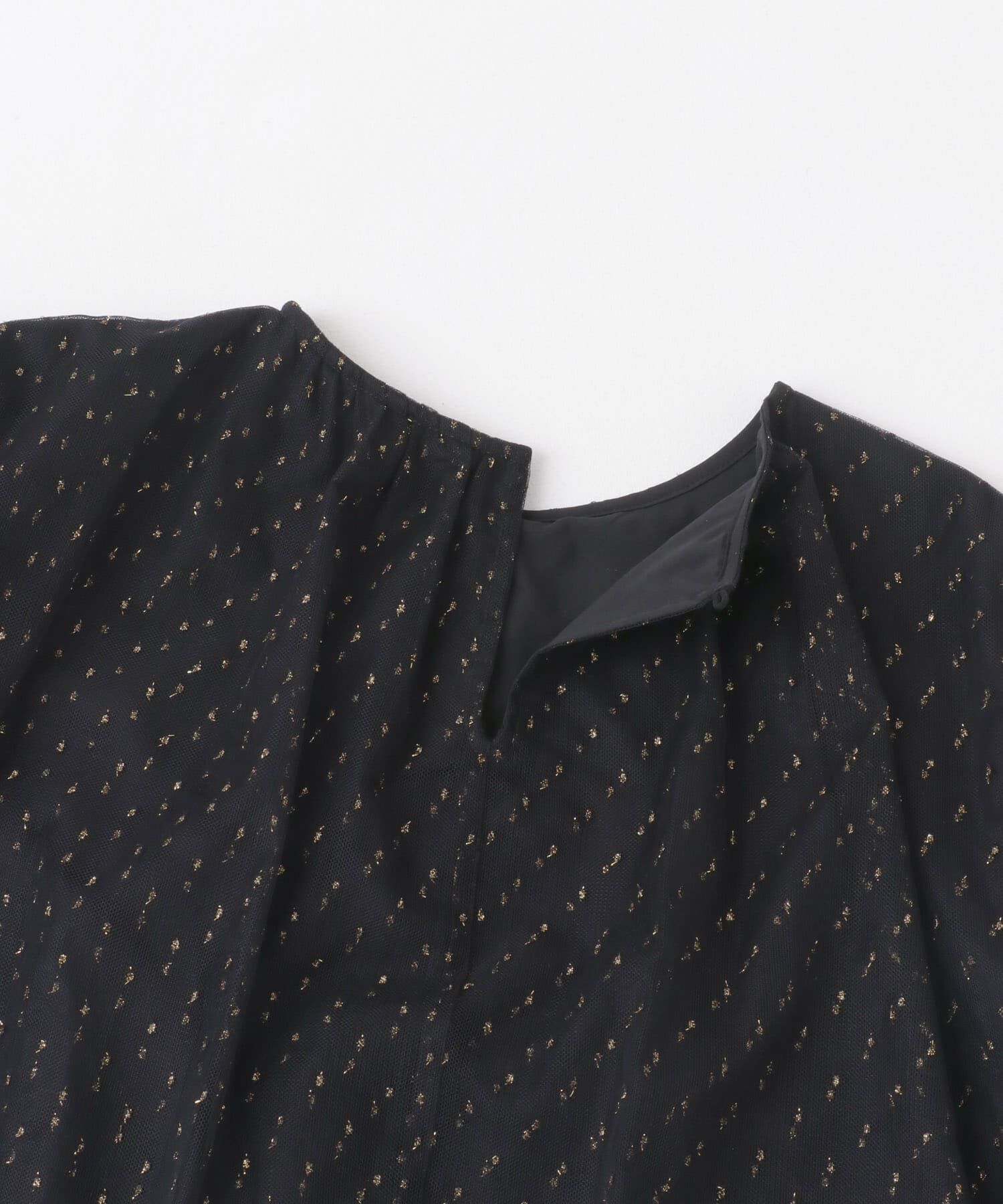 URBAN RESEARCH ROSSO「ラメチュールギャザーブラウス」|シャツ・ブラウス|