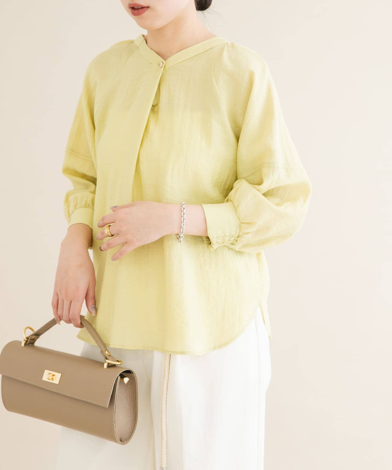 URBAN RESEARCH ROSSO「2WAYギャザースリーブブラウス」|シャツ・ブラウス|