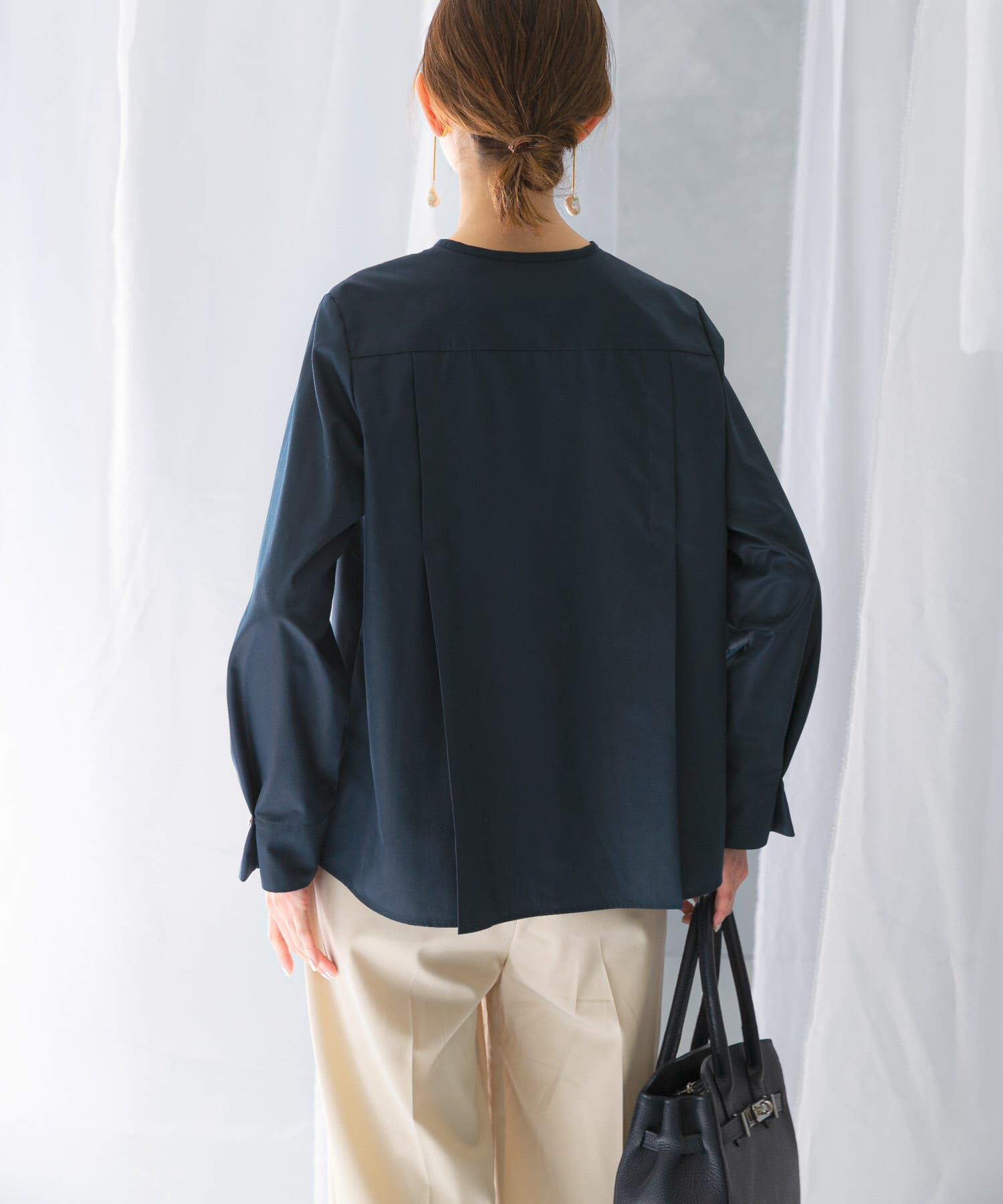 URBAN RESEARCH ROSSO「ウォッシャブルデザインシャツブラウス」|シャツ・ブラウス|