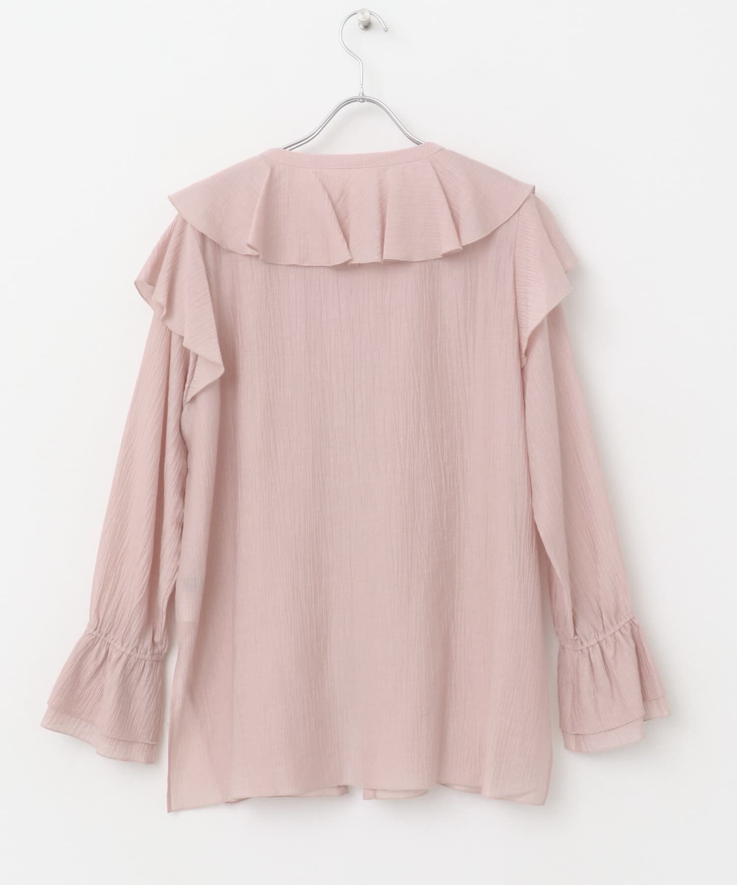 URBAN RESEARCH ROSSO「『WEB/一部店舗限定』ラッフルデザインブラウス」|シャツ・ブラウス|