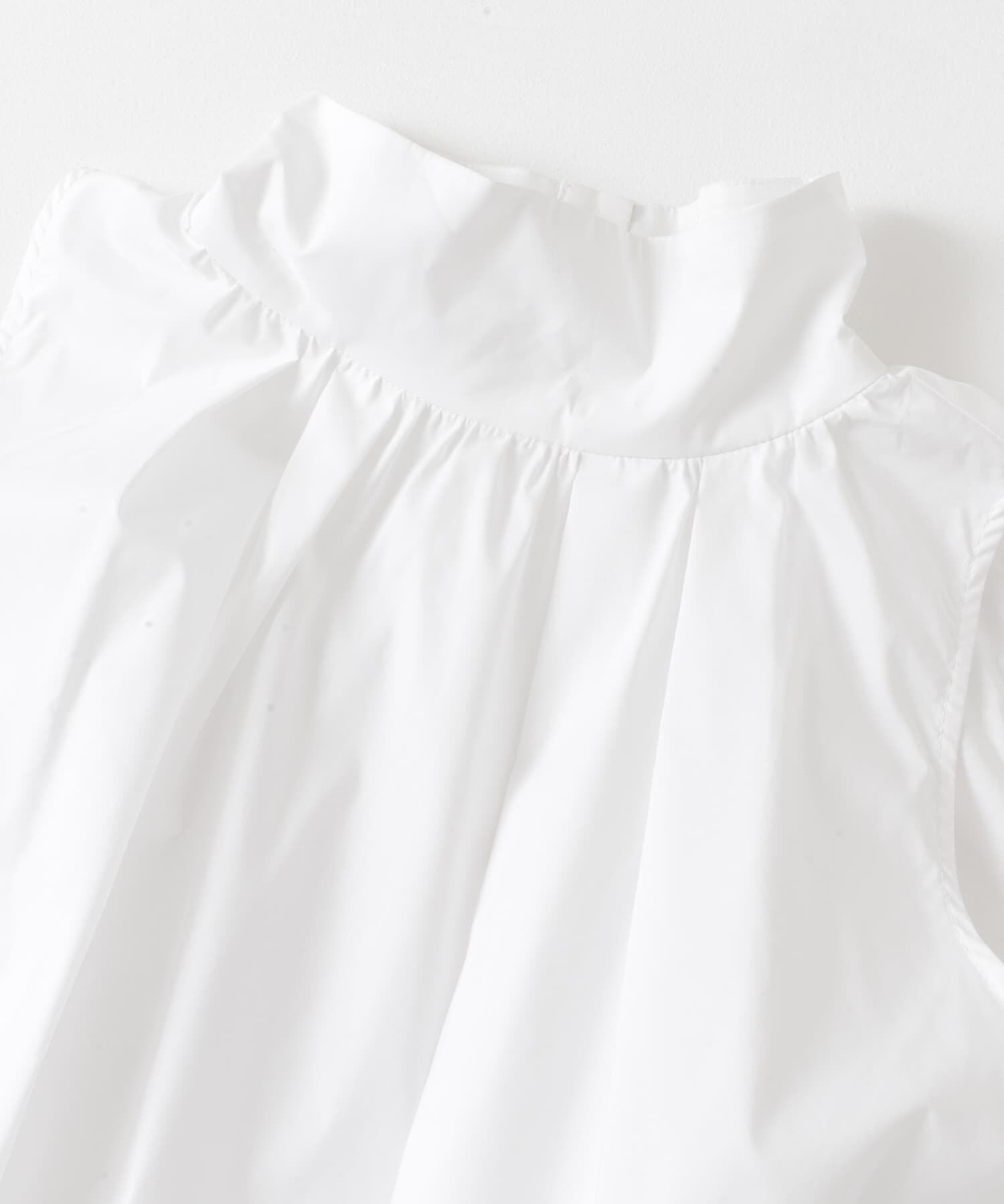 URBAN RESEARCH ROSSO「バックボタンハイネックフレアブラウス」|シャツ・ブラウス|