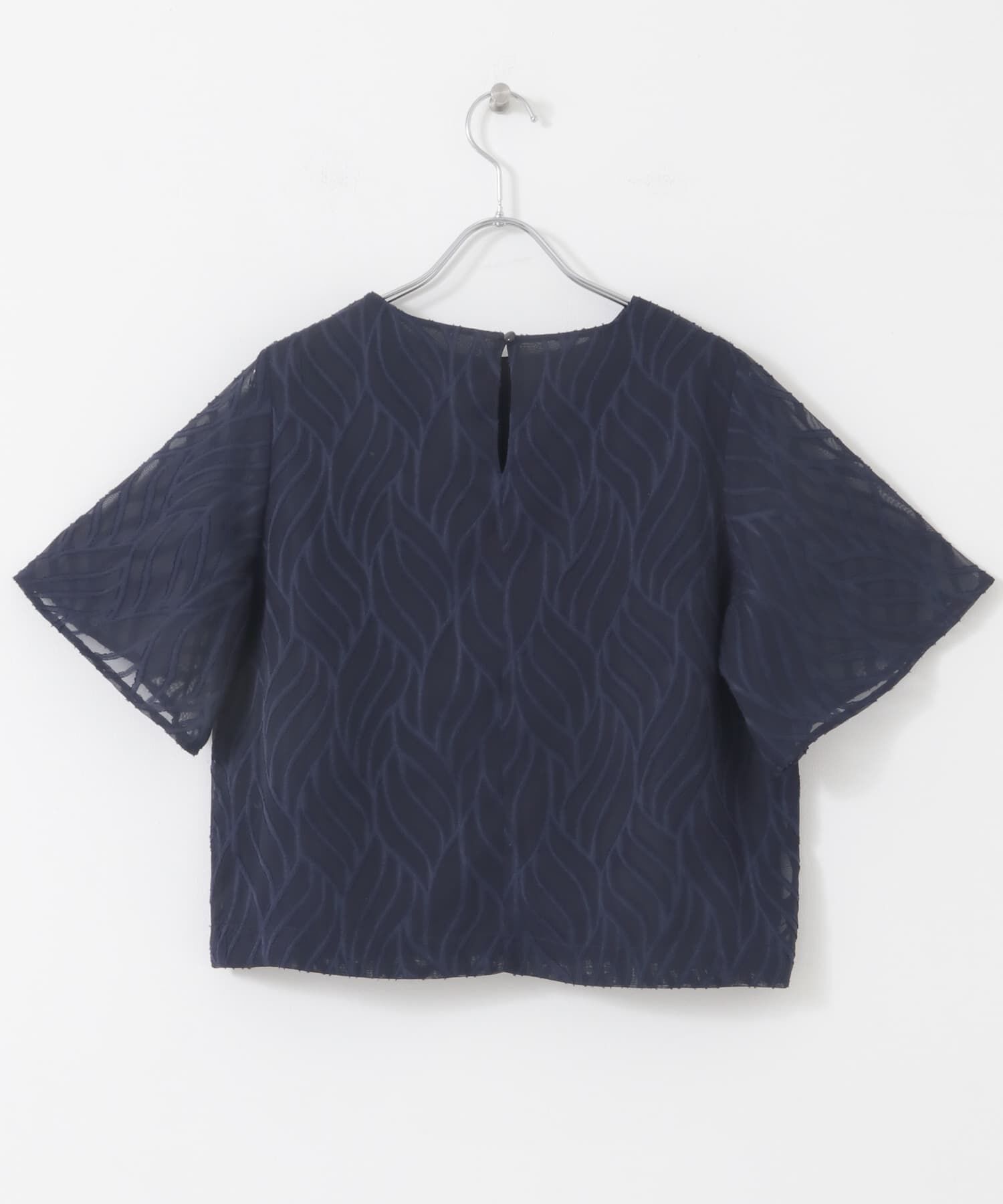 URBAN RESEARCH ROSSO「セミシアーカットジャガードブラウス」|シャツ・ブラウス|