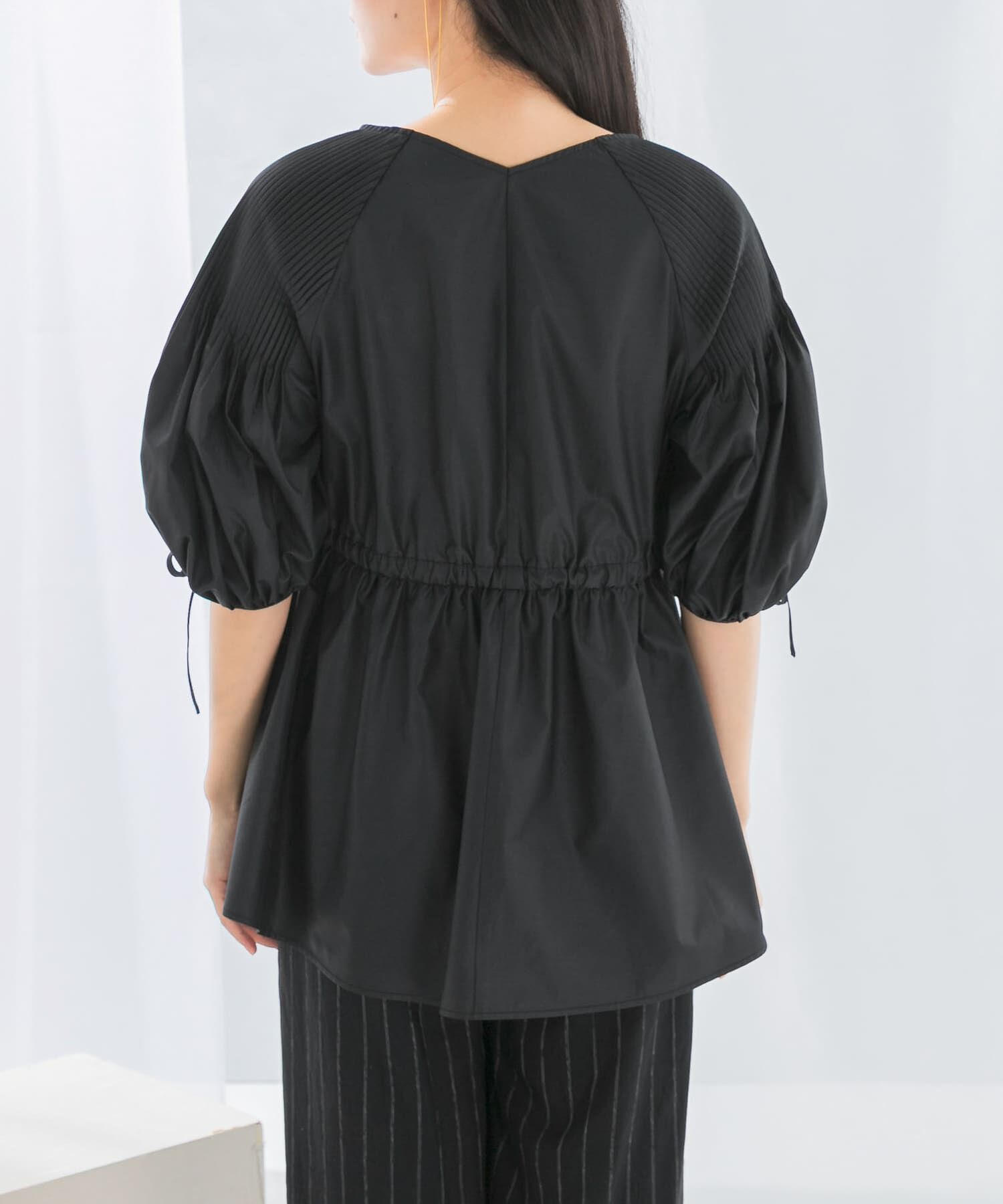 URBAN RESEARCH ROSSO「ピンタックウエストマークブラウス」|シャツ・ブラウス|