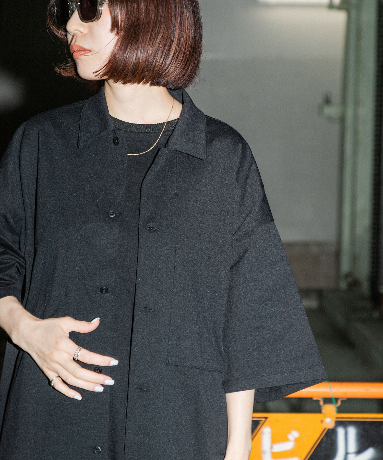 URBAN RESEARCH「Wide Dad　SHADE TECH SHORT-SLEEVE SHIRTS」|シャツ・ブラウス|