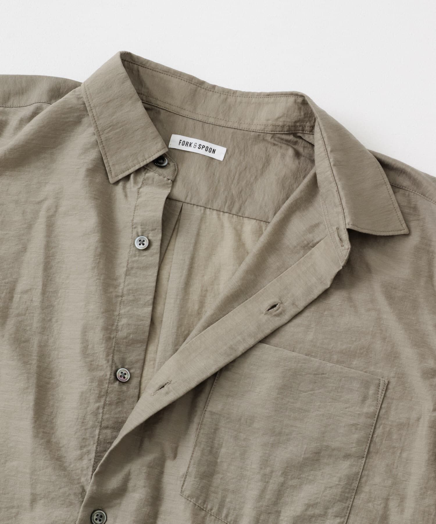 URBAN RESEARCH DOORS「FORK&SPOON　Nylon Wool シャツ」|シャツ・ブラウス|