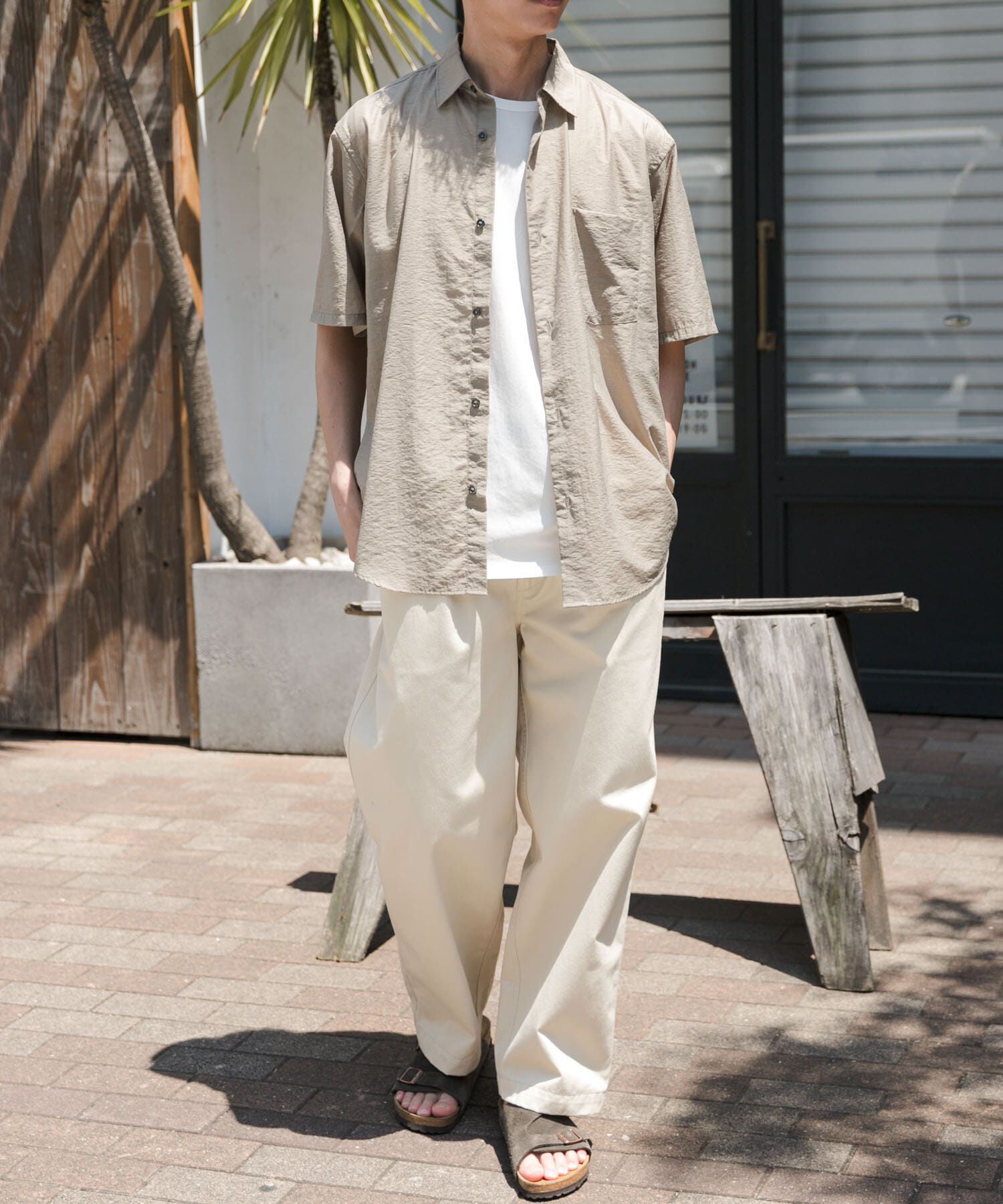 URBAN RESEARCH DOORS「FORK&SPOON　Nylon Wool シャツ」|シャツ・ブラウス|