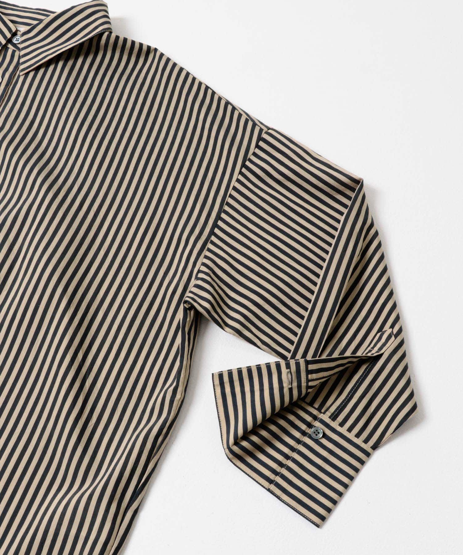 URBAN RESEARCH DOORS「ストライプオーバーシャツ」|シャツ・ブラウス|