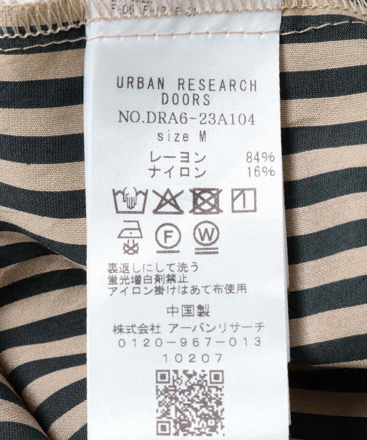 URBAN RESEARCH DOORS「ストライプオーバーシャツ」|シャツ・ブラウス|