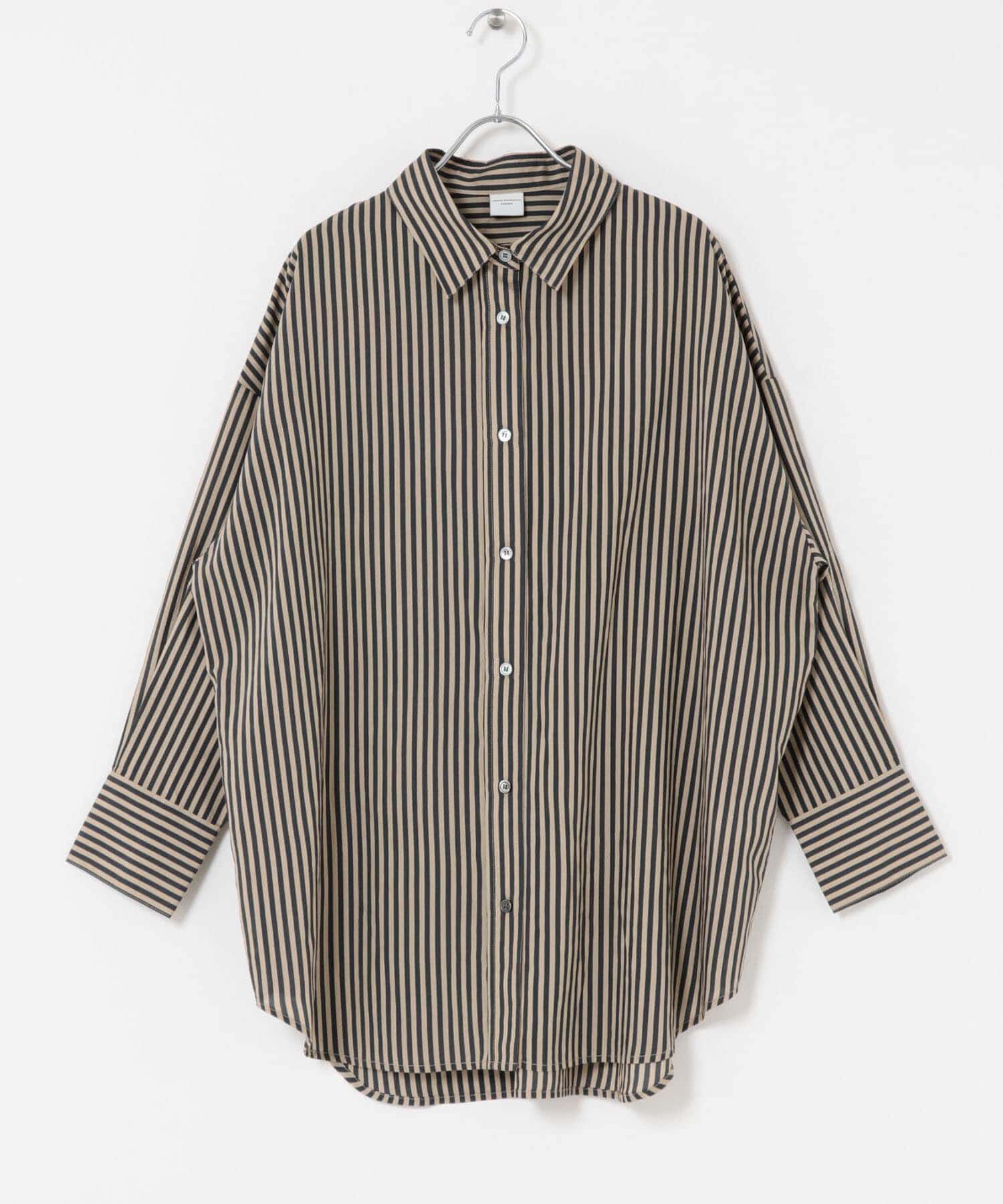 URBAN RESEARCH DOORS「ストライプオーバーシャツ」|シャツ・ブラウス|