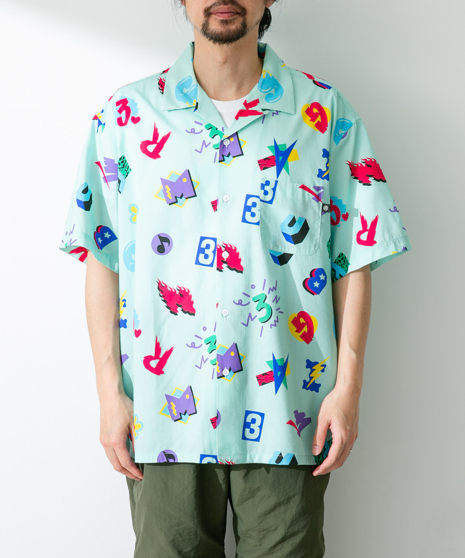 Sonny Label 「MAGIC NUMBER　OPEN COLLAR SHORT-SLEEVE SHIRTS」|シャツ・ブラウス|
